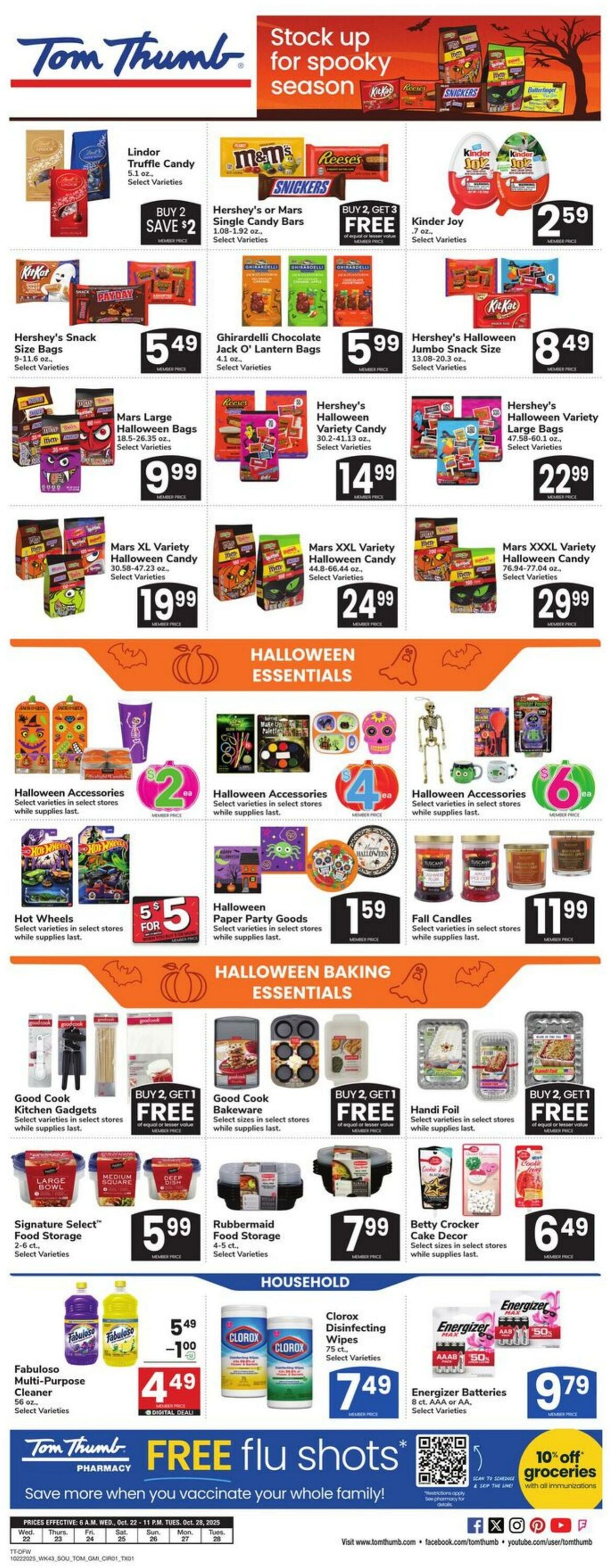 Weekly ad Tom Thumb 10/22/2025 - 10/28/2025