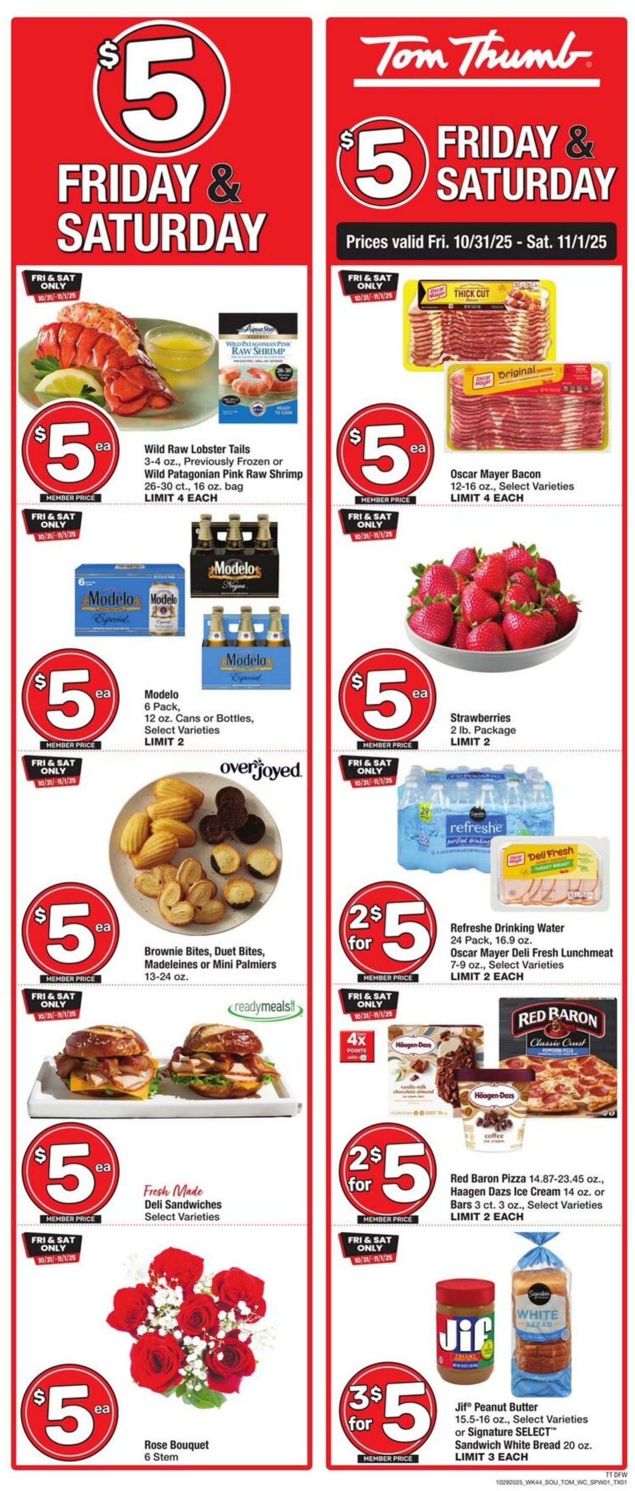 Weekly ad Tom Thumb 10/29/2025 - 11/04/2025