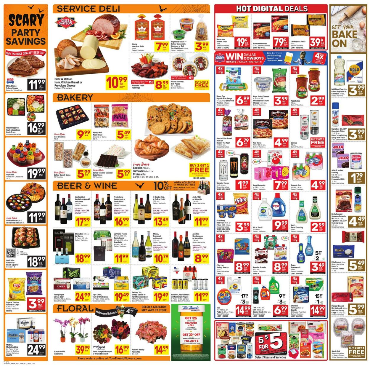 Weekly ad Tom Thumb 10/29/2025 - 11/04/2025