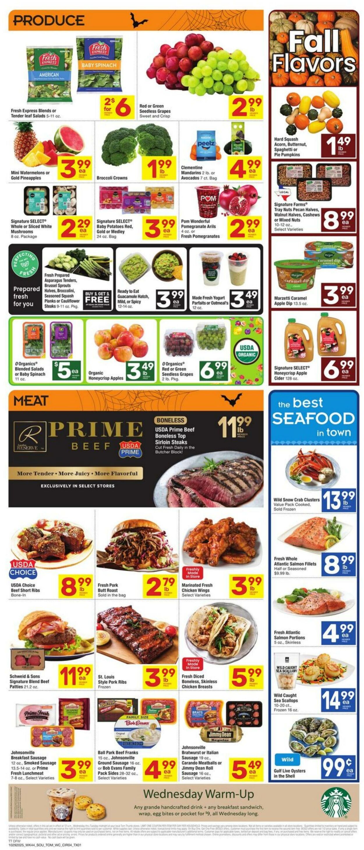Weekly ad Tom Thumb 10/29/2025 - 11/04/2025