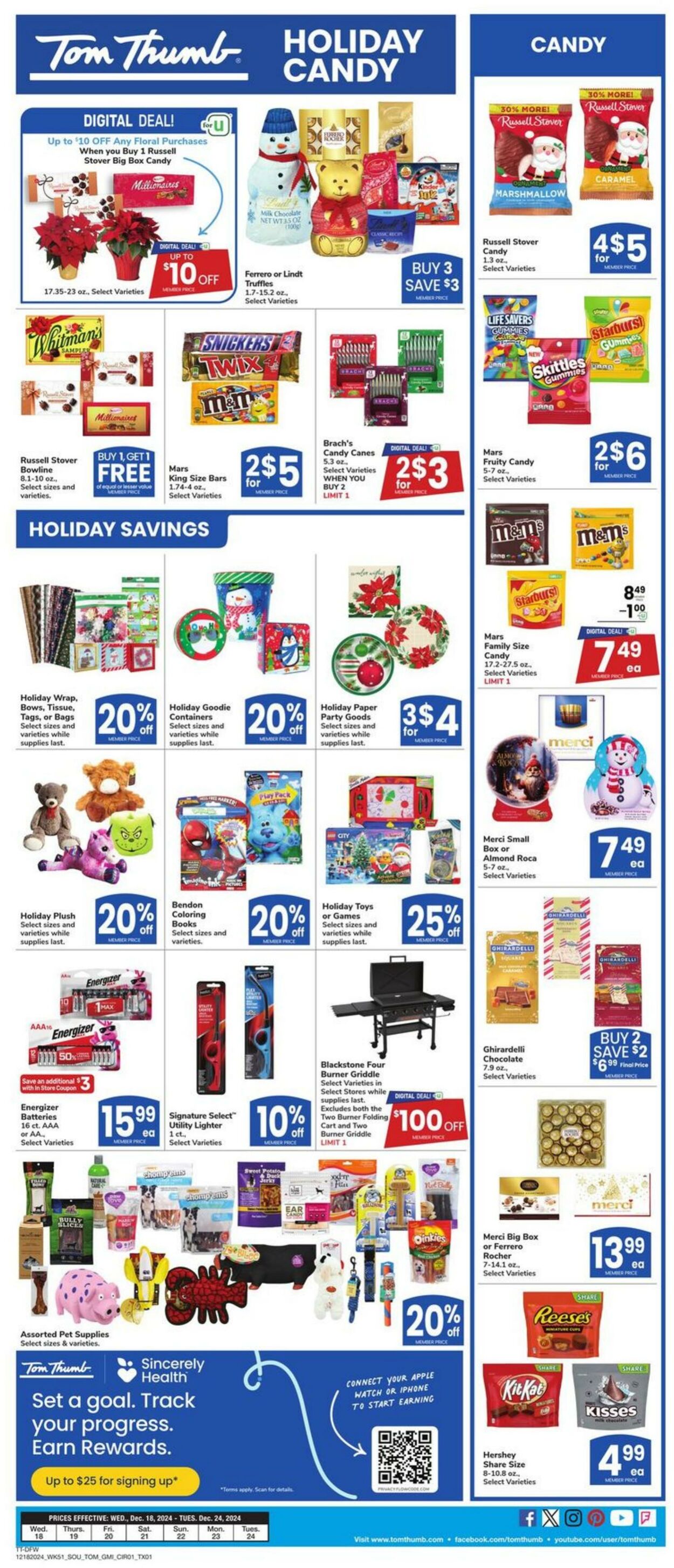 Weekly ad Tom Thumb 12/18/2024 - 12/24/2024