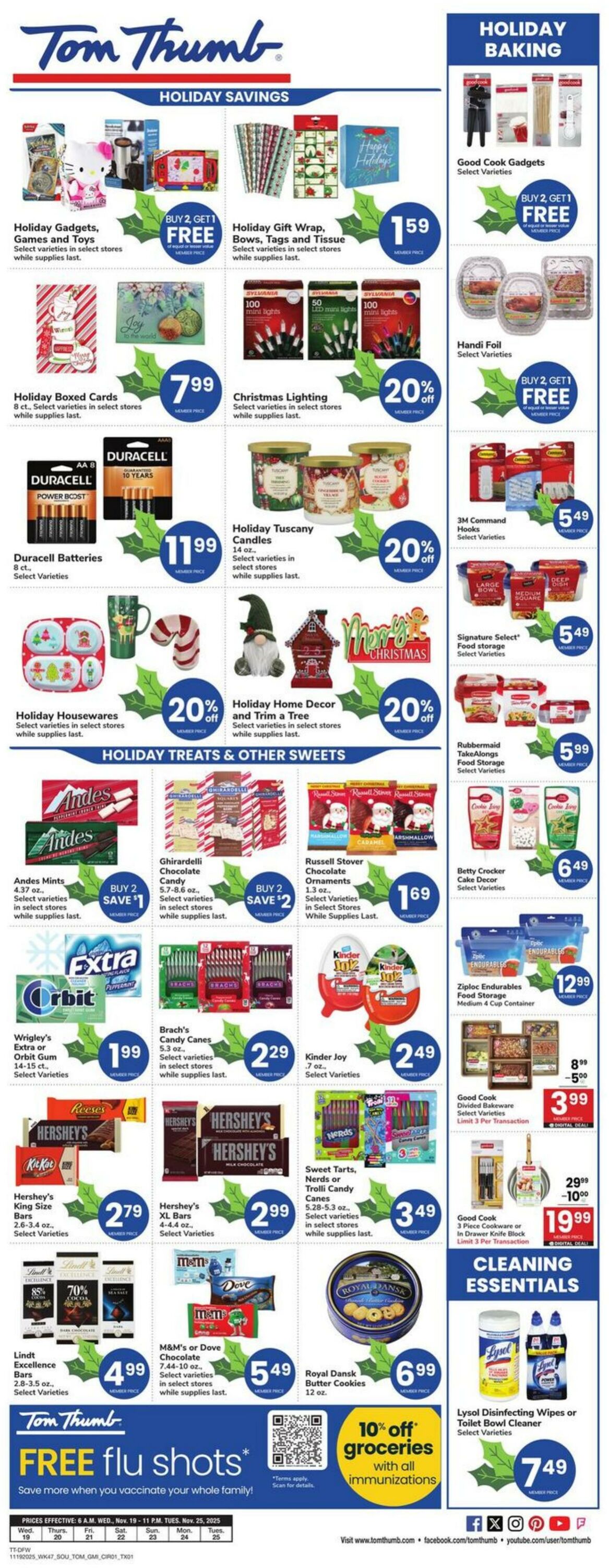 Weekly ad Tom Thumb 11/19/2025 - 11/27/2025