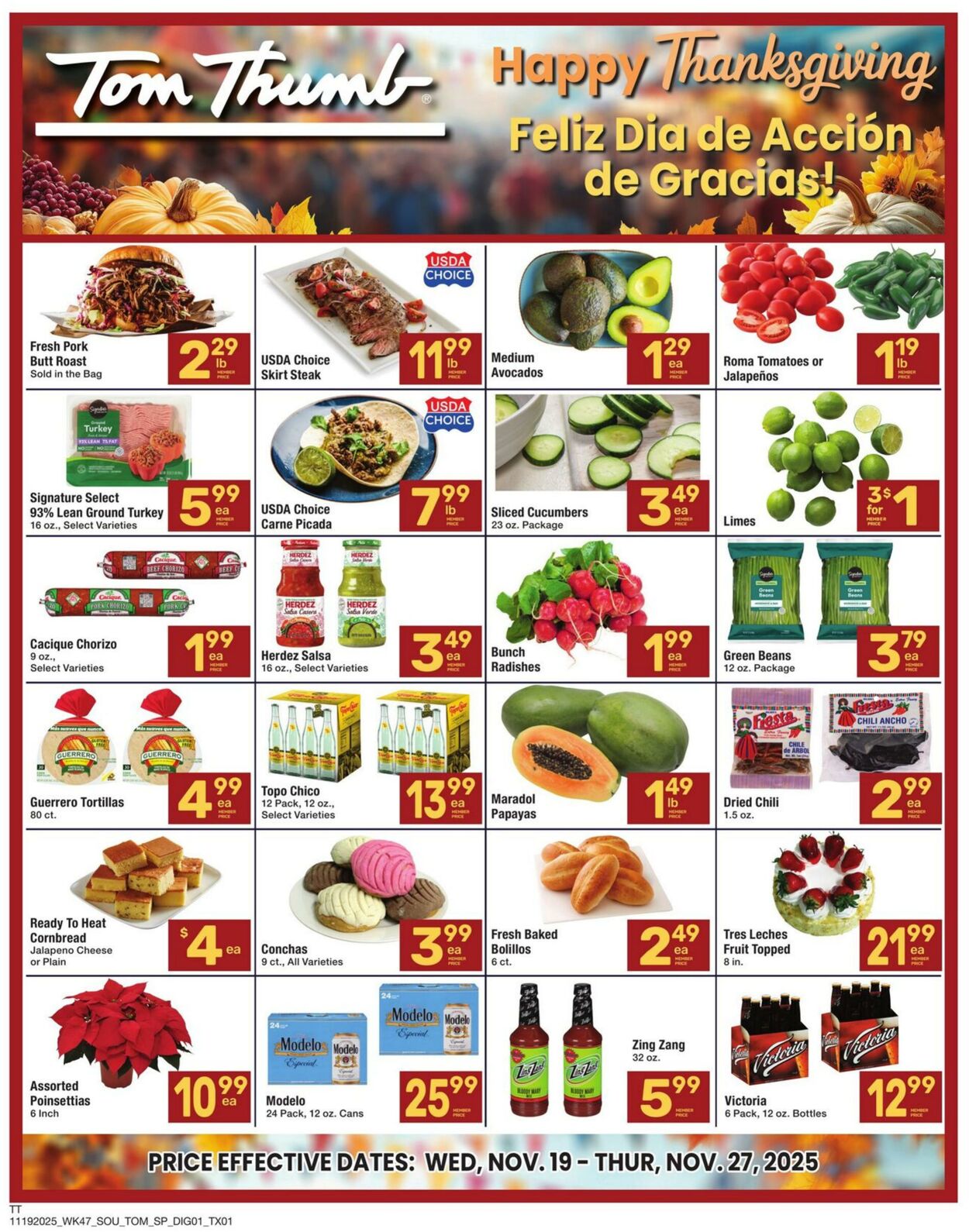 Weekly ad Tom Thumb 11/19/2025 - 11/27/2025