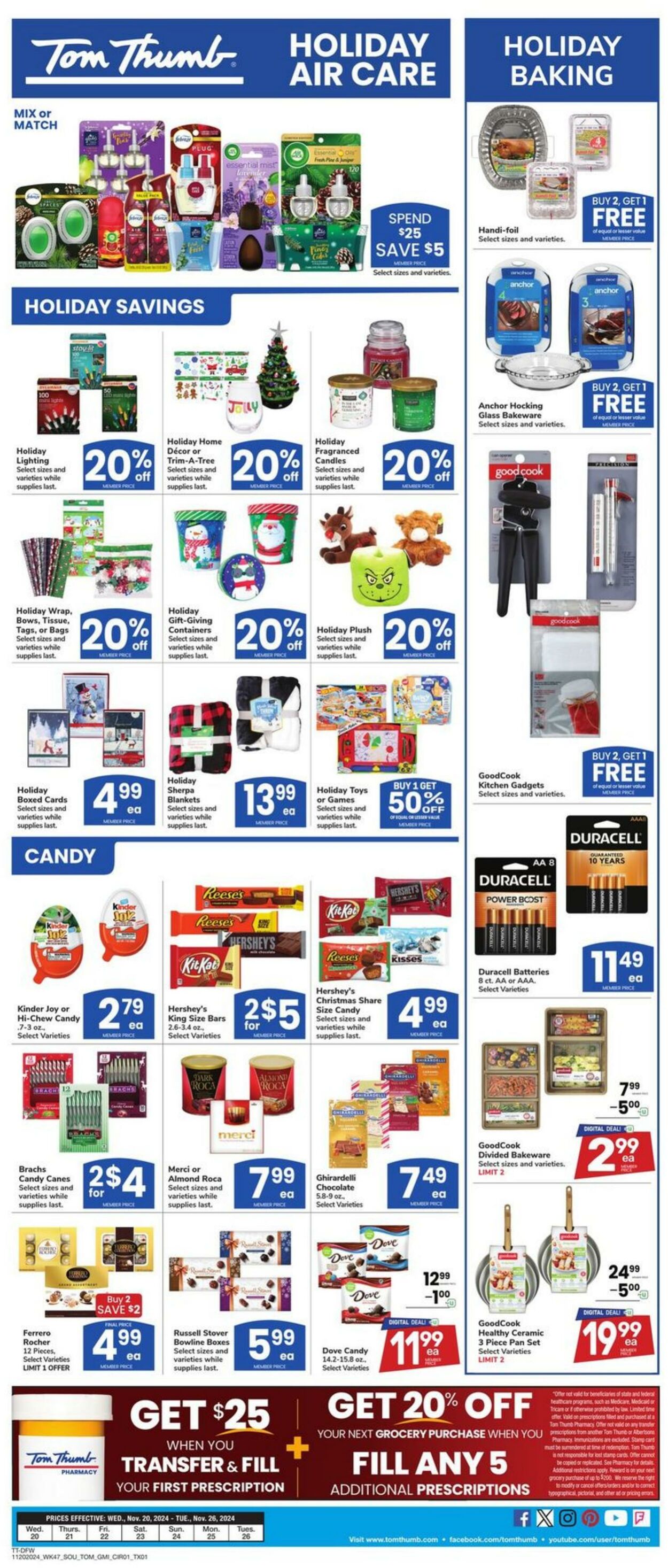 Weekly ad Tom Thumb 11/20/2024 - 11/28/2024