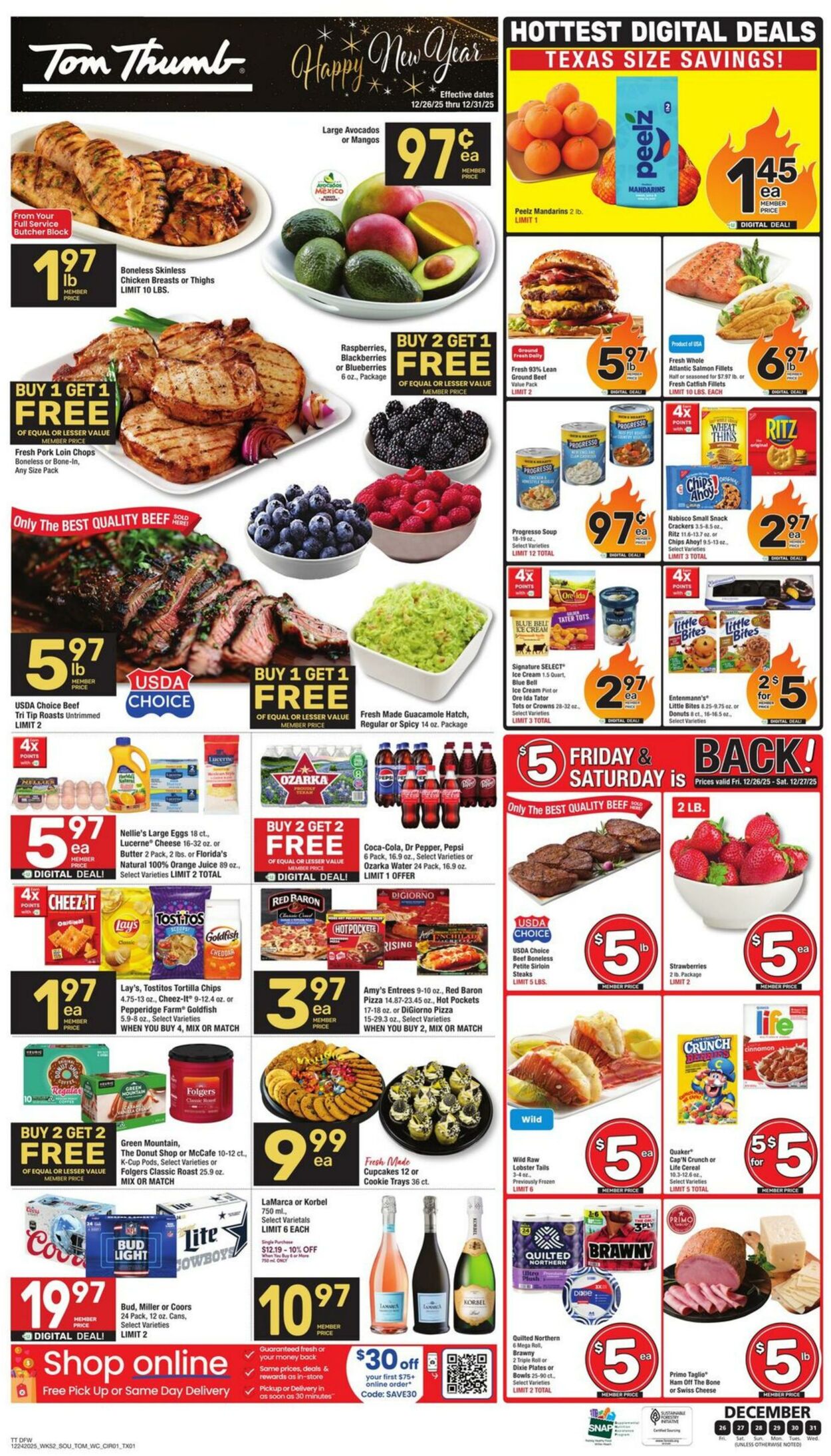 Weekly ad Tom Thumb 12/26/2025 - 12/31/2025