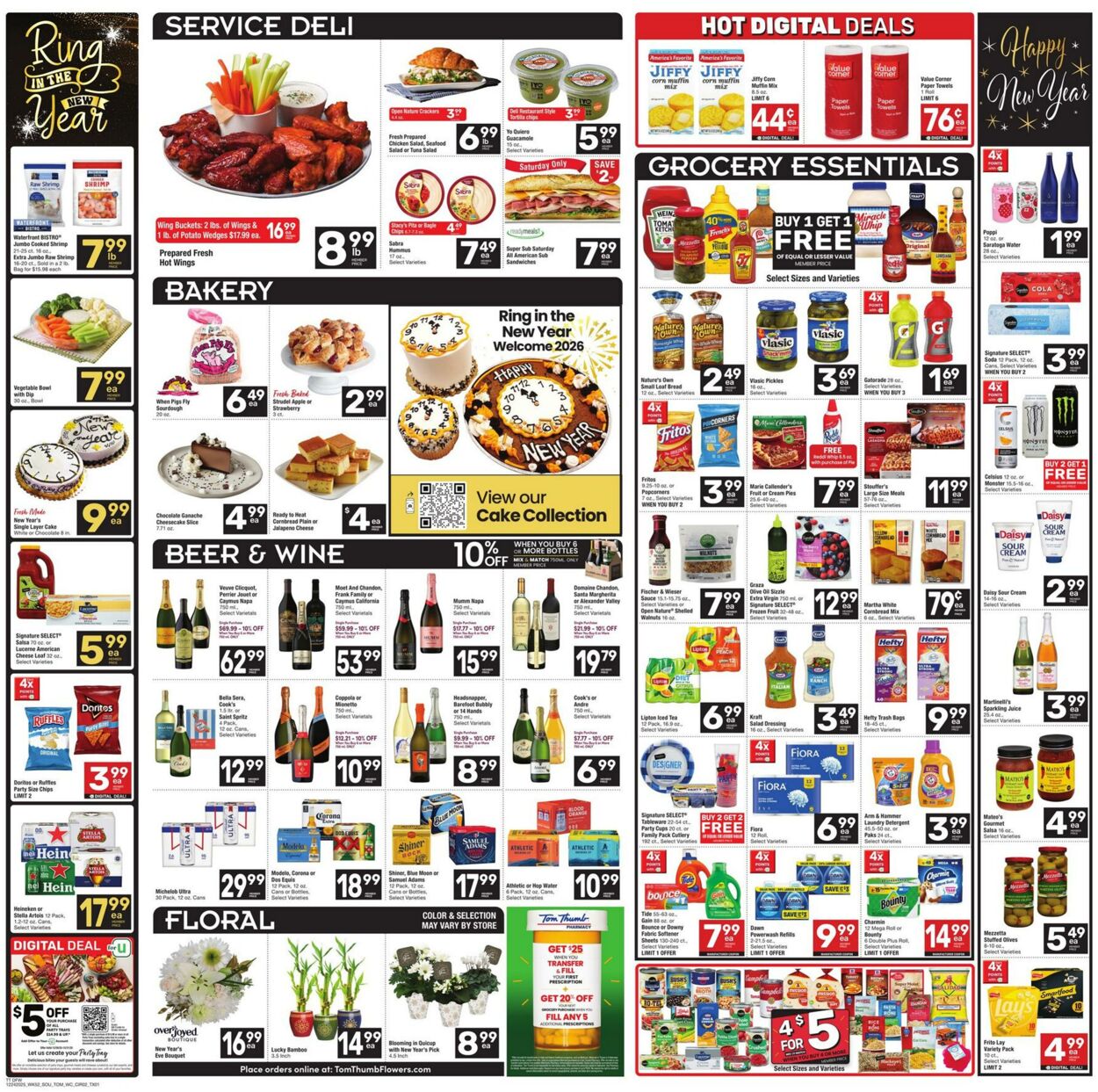 Weekly ad Tom Thumb 12/26/2025 - 12/31/2025