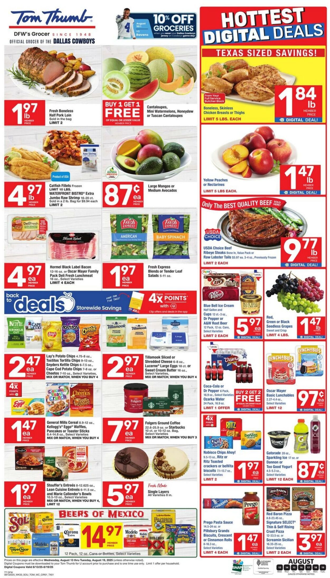 Weekly ad Tom Thumb 08/13/2025 - 08/19/2025