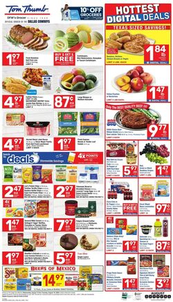 Weekly ad Tom Thumb 08/13/2025 - 08/19/2025
