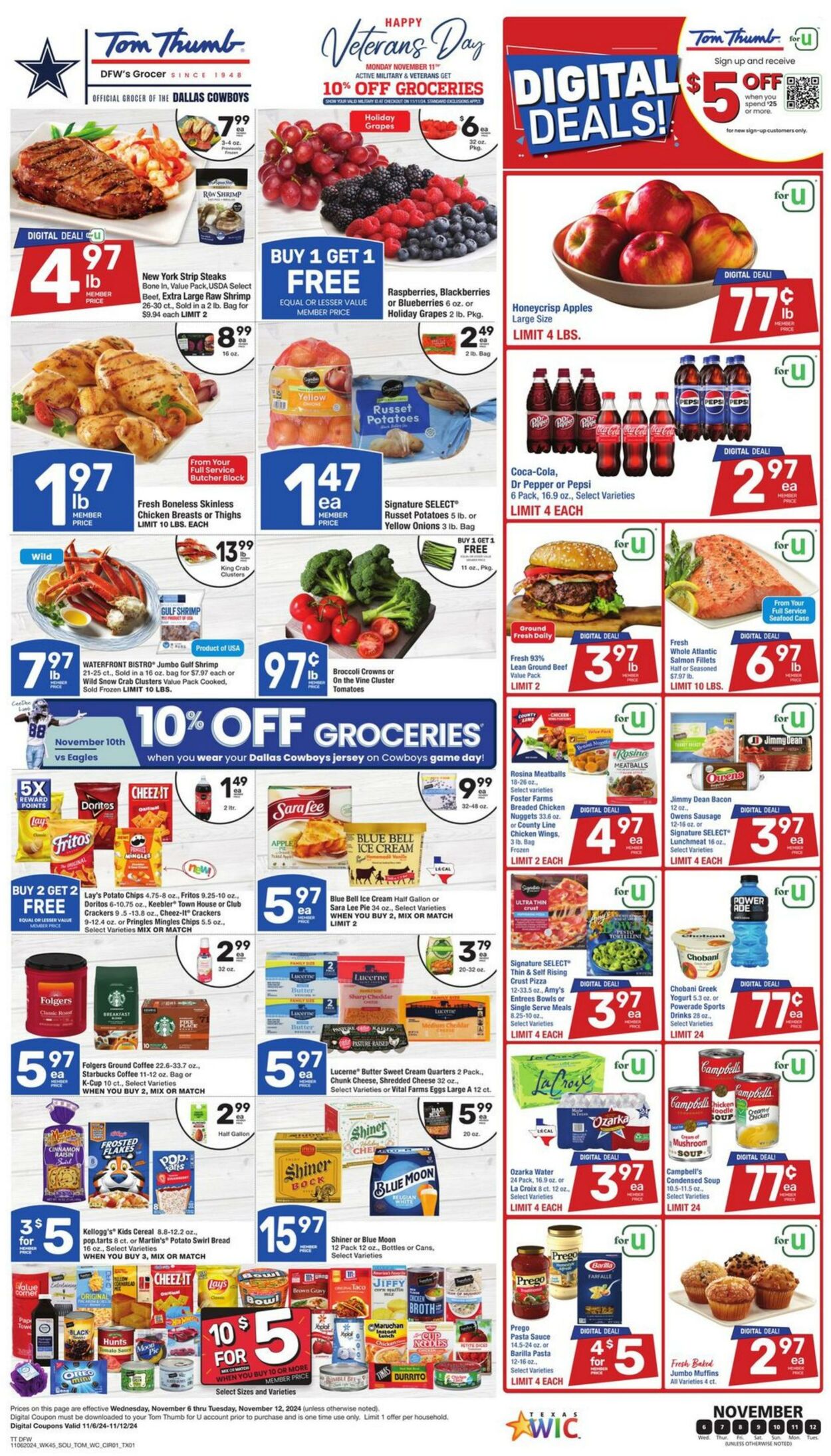 Weekly ad Tom Thumb 11/06/2024 - 11/12/2024