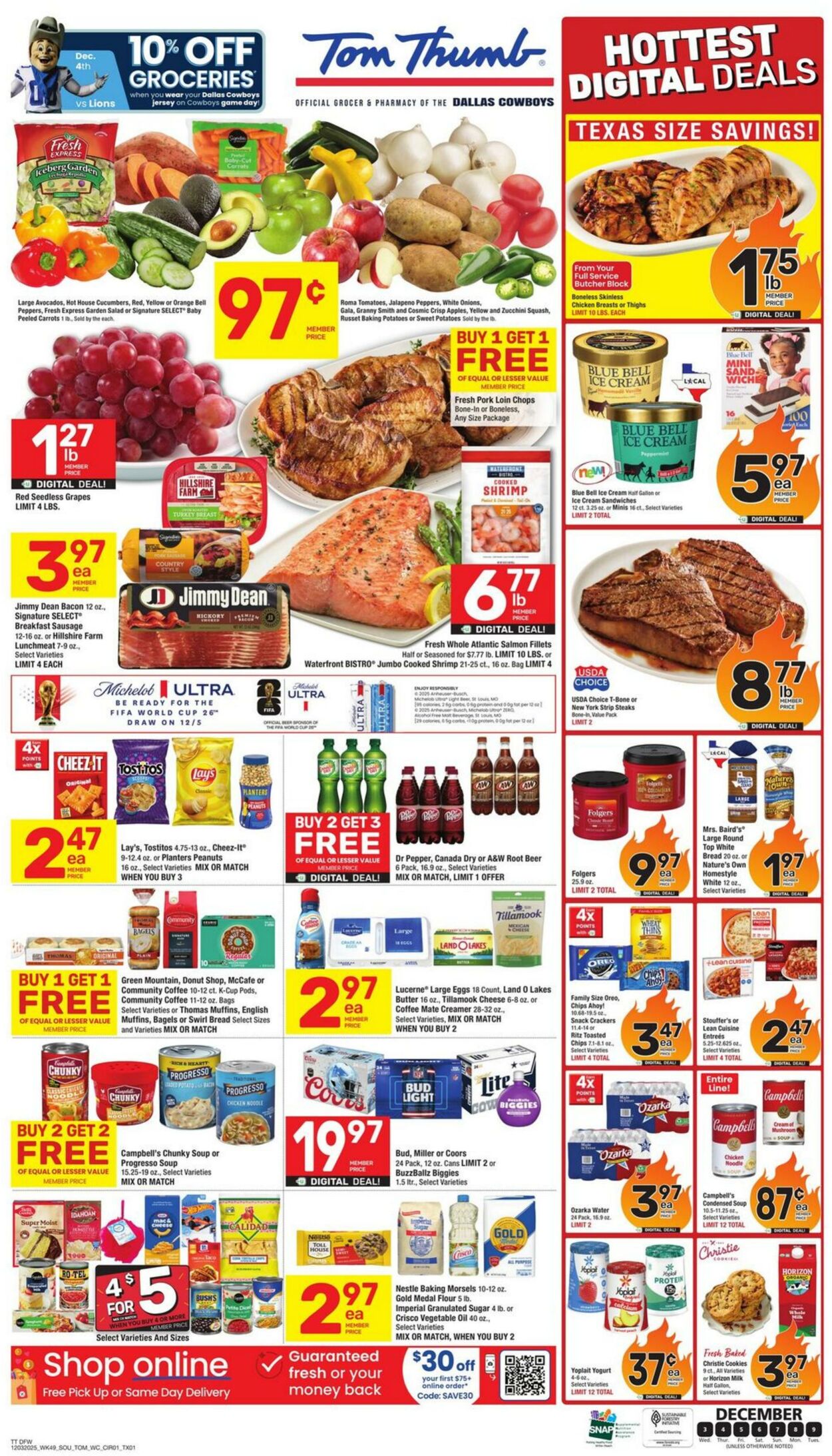 Weekly ad Tom Thumb 12/03/2025 - 12/09/2025