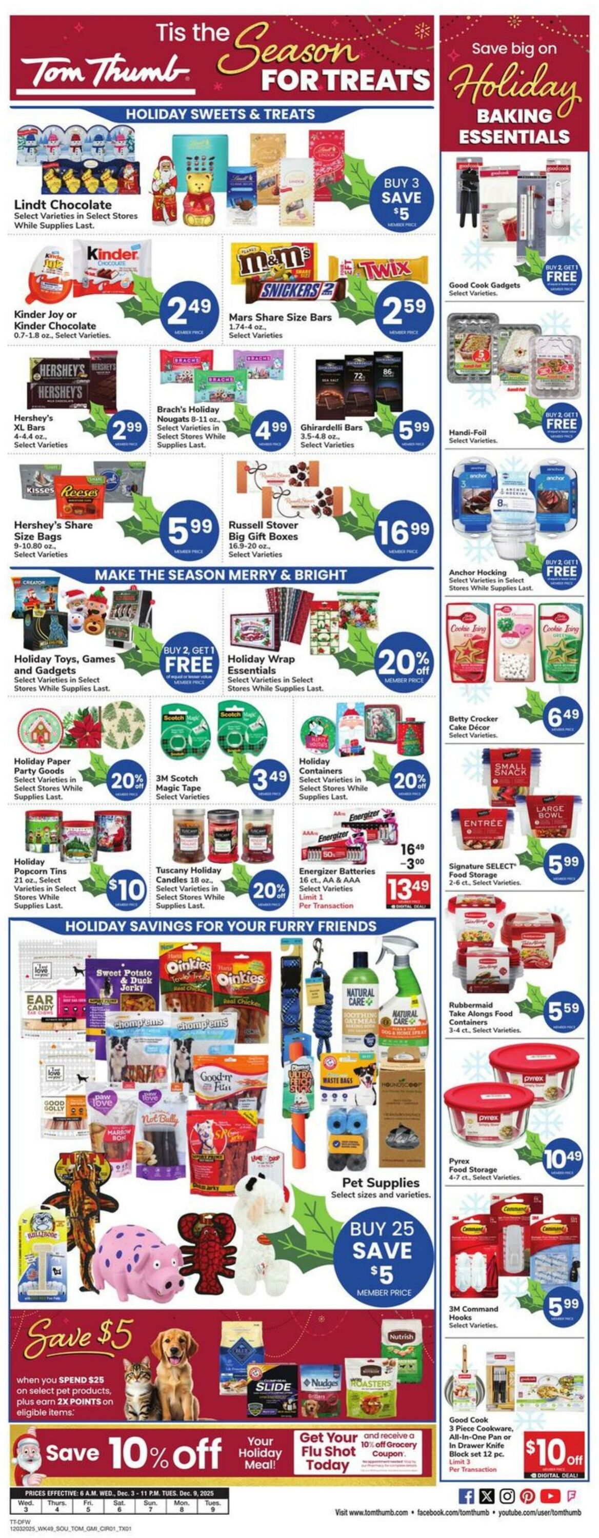 Weekly ad Tom Thumb 12/03/2025 - 12/09/2025