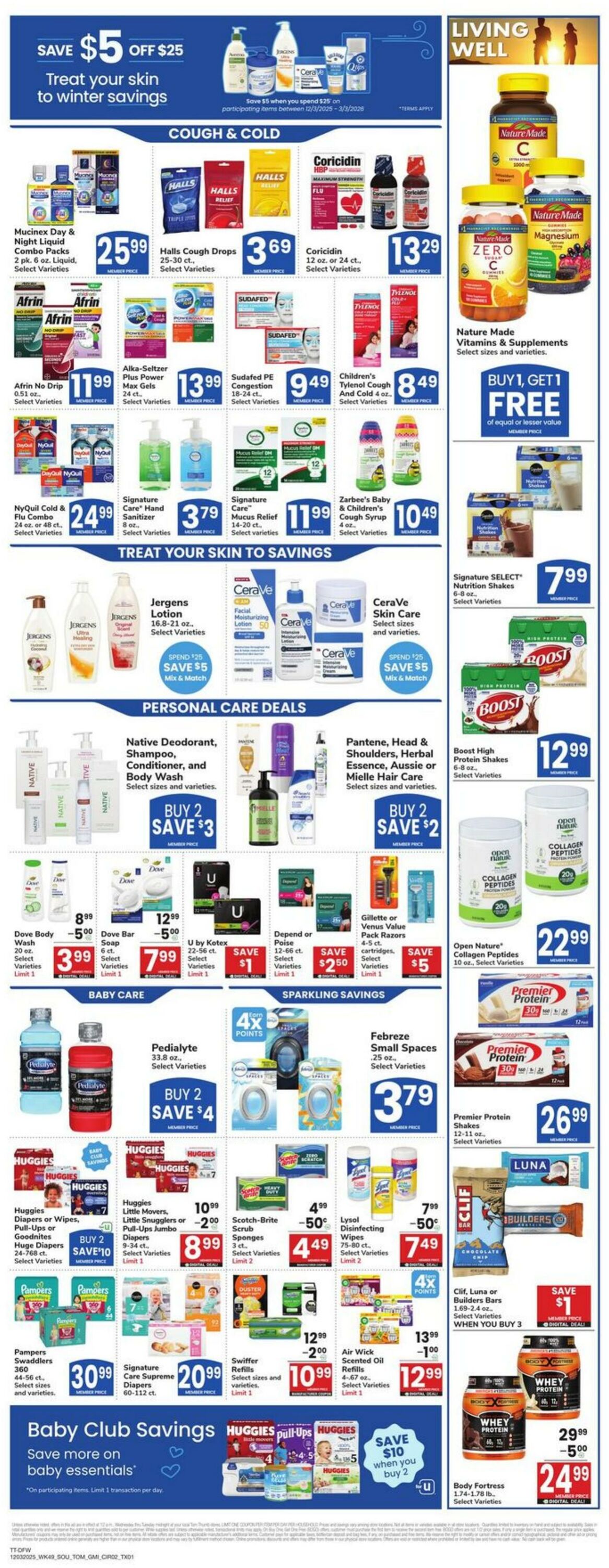 Weekly ad Tom Thumb 12/03/2025 - 12/09/2025