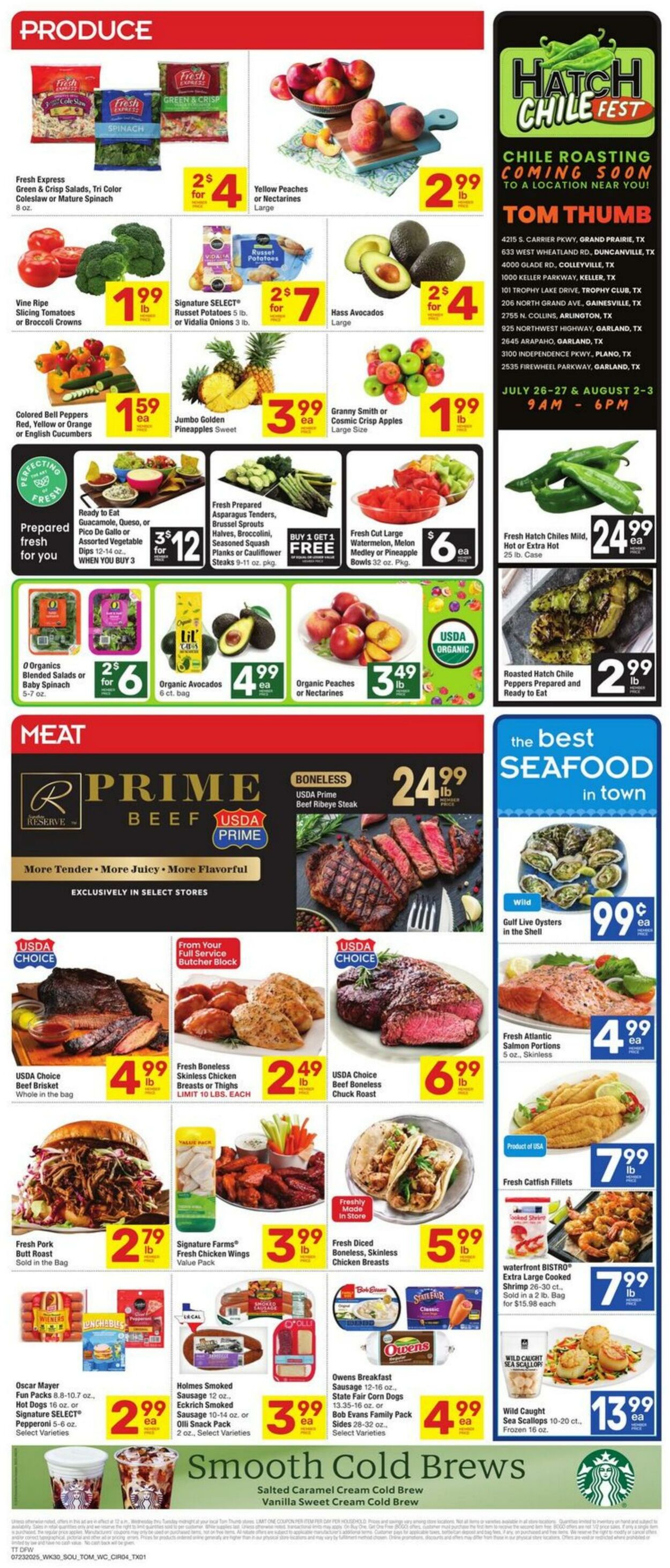 Weekly ad Tom Thumb 07/23/2025 - 07/29/2025