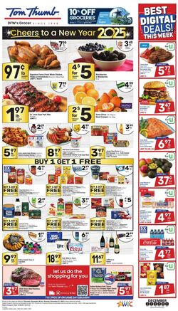 Weekly ad Tom Thumb 12/26/2024 - 12/31/2024