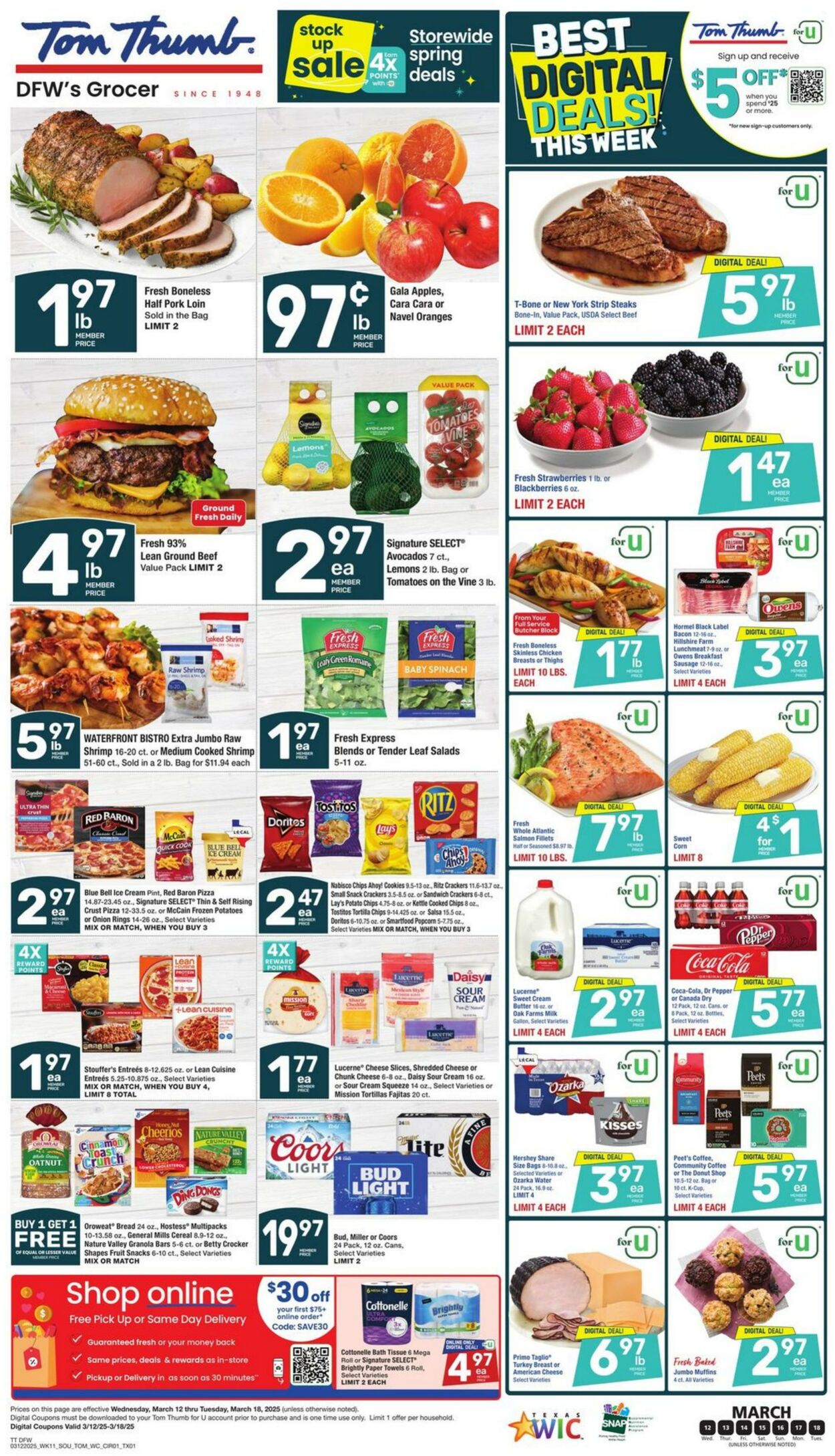 Tom Thumb Promotional weekly ads