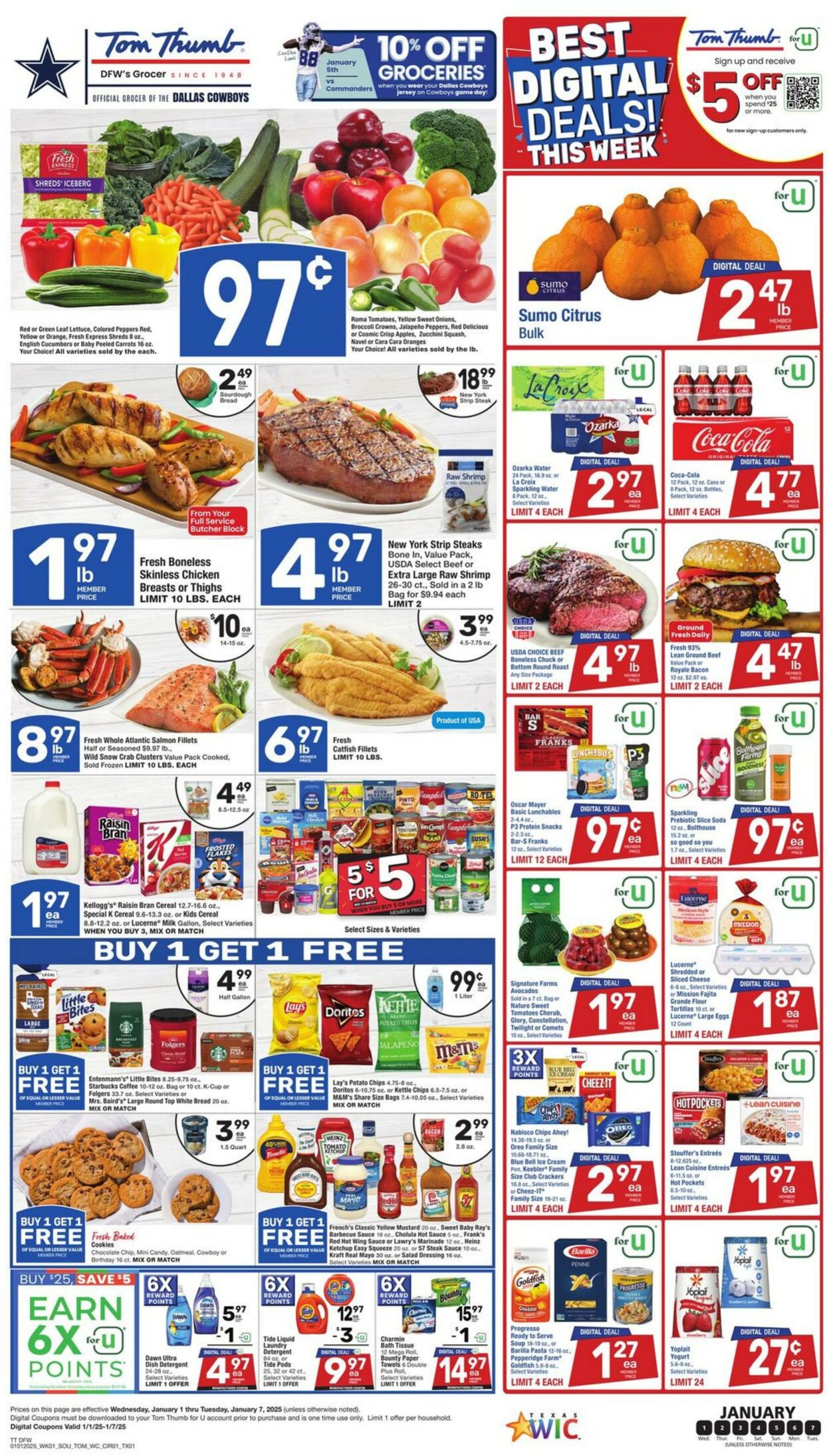 Weekly ad Tom Thumb 01/01/2025 - 01/07/2025