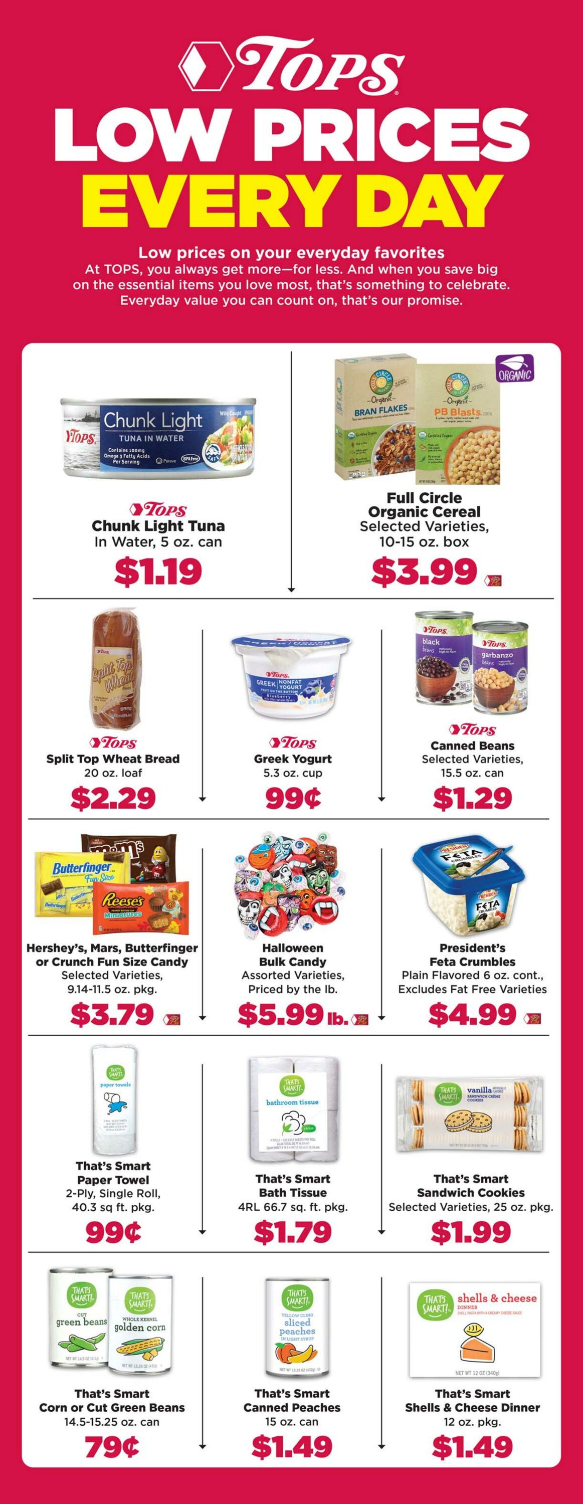 Weekly ad Tops Friendly Markets 09/04/2022 - 09/10/2022