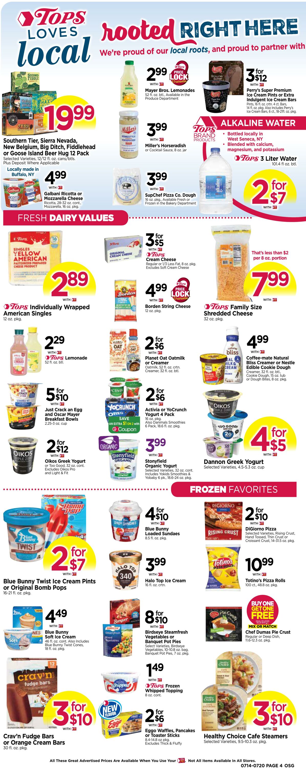 Weekly ad Tops Friendly Markets 07/14/2024 - 07/20/2024