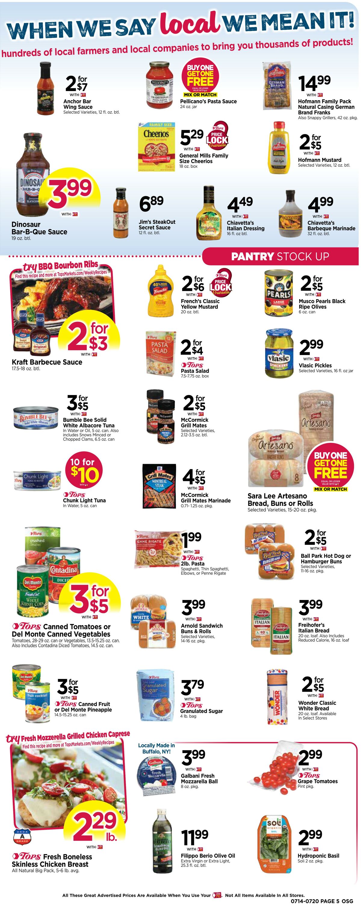 Weekly ad Tops Friendly Markets 07/14/2024 - 07/20/2024