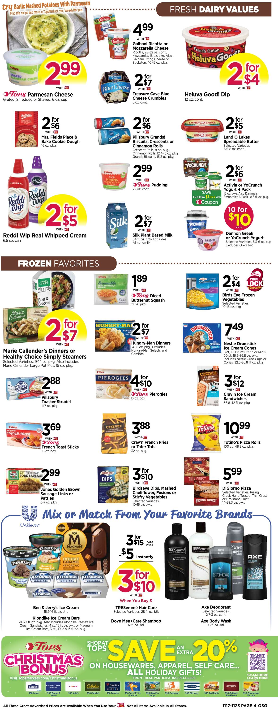 Weekly ad Tops Friendly Markets 11/17/2024 - 11/23/2024