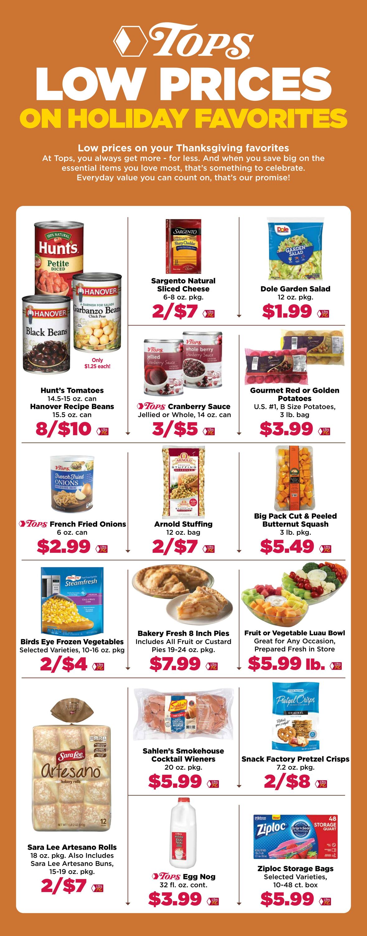 Weekly ad Tops Friendly Markets 11/17/2024 - 11/23/2024