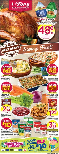 Weekly ad Tops Friendly Markets 11/17/2024 - 11/23/2024