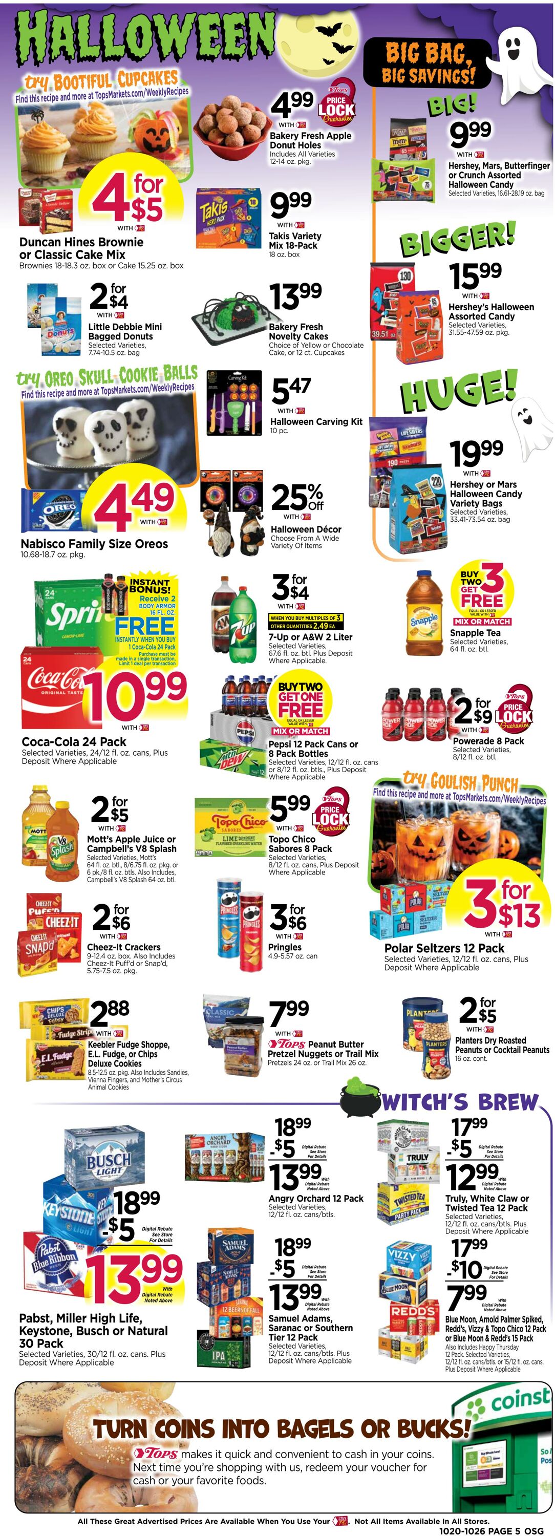 Weekly ad Tops Friendly Markets 10/20/2024 - 10/26/2024