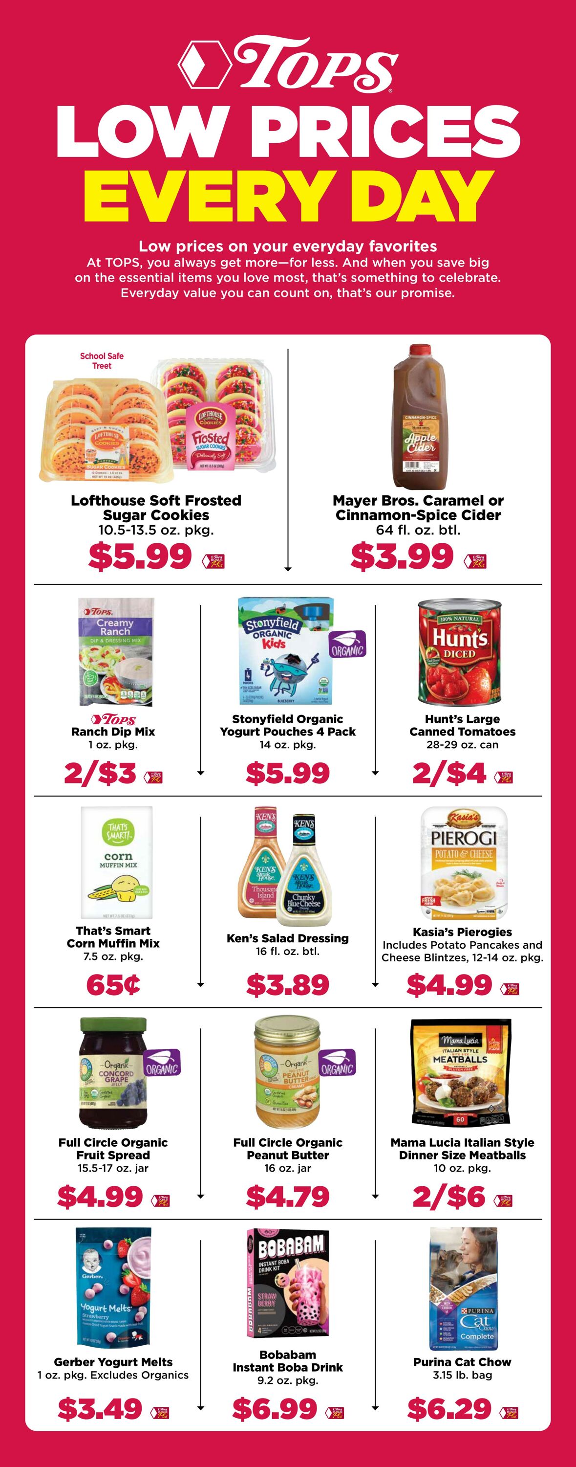 Weekly ad Tops Friendly Markets 10/20/2024 - 10/26/2024