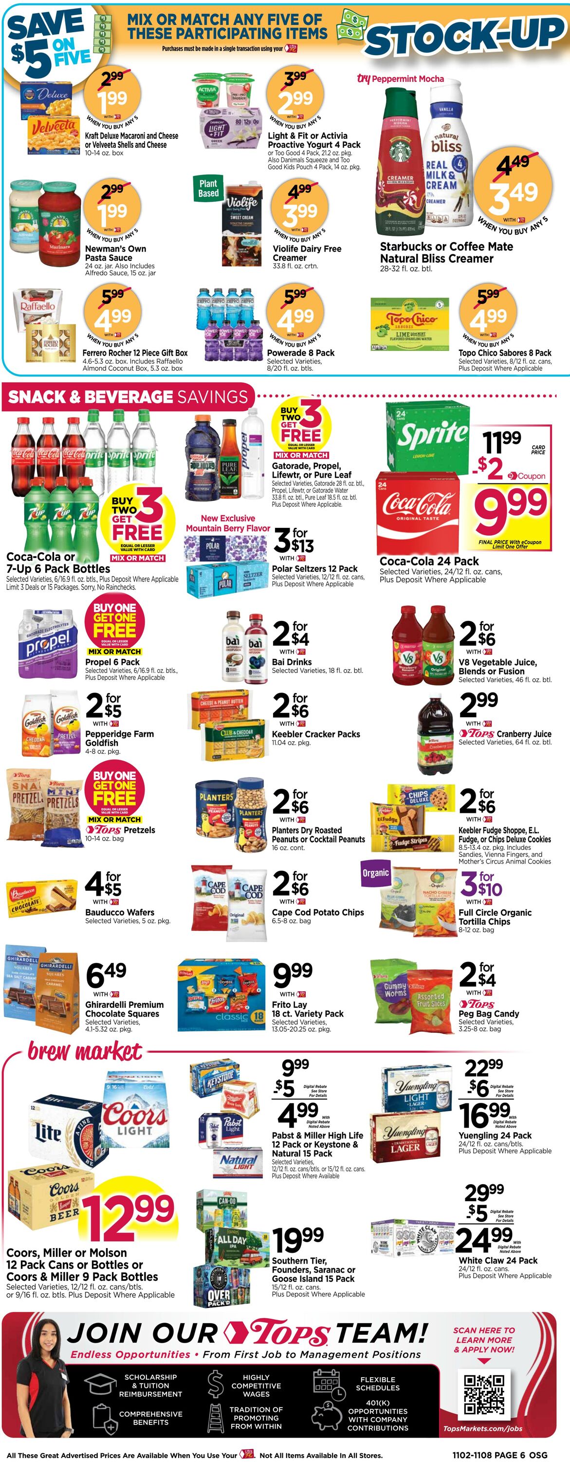 Weekly ad Tops Friendly Markets 11/02/2025 - 11/08/2025