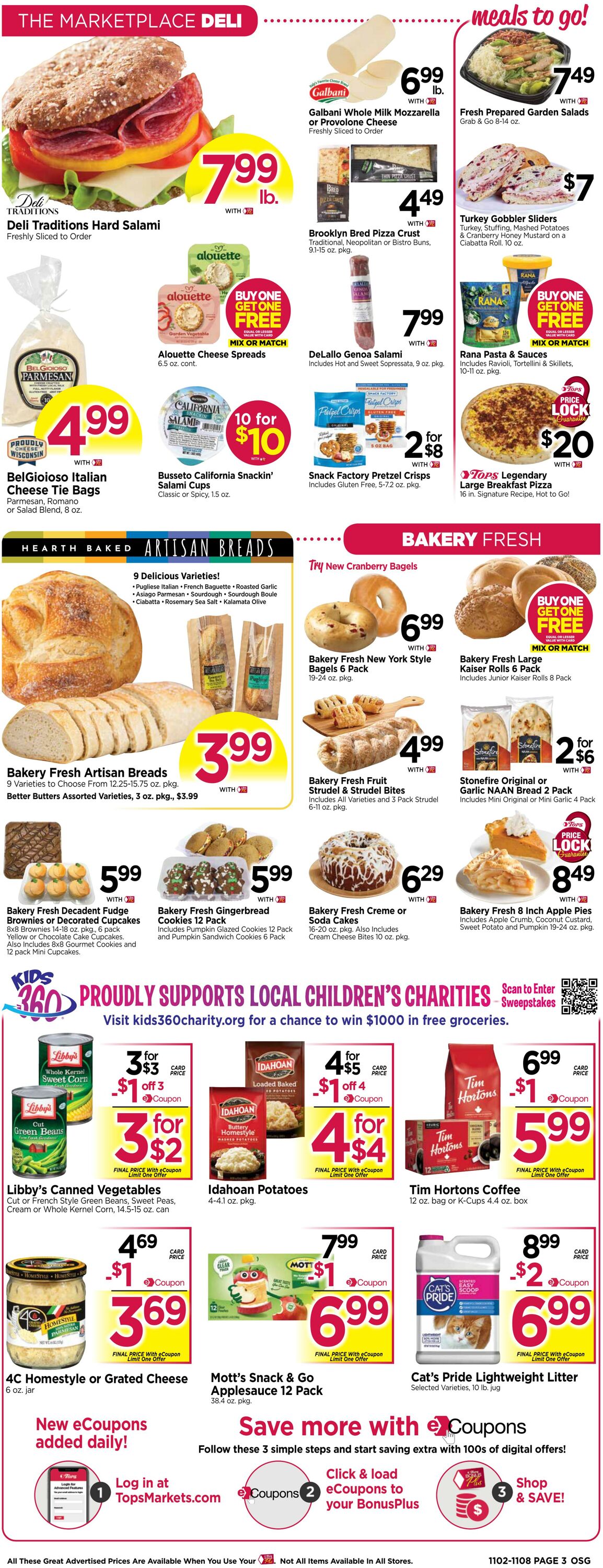 Weekly ad Tops Friendly Markets 11/02/2025 - 11/08/2025