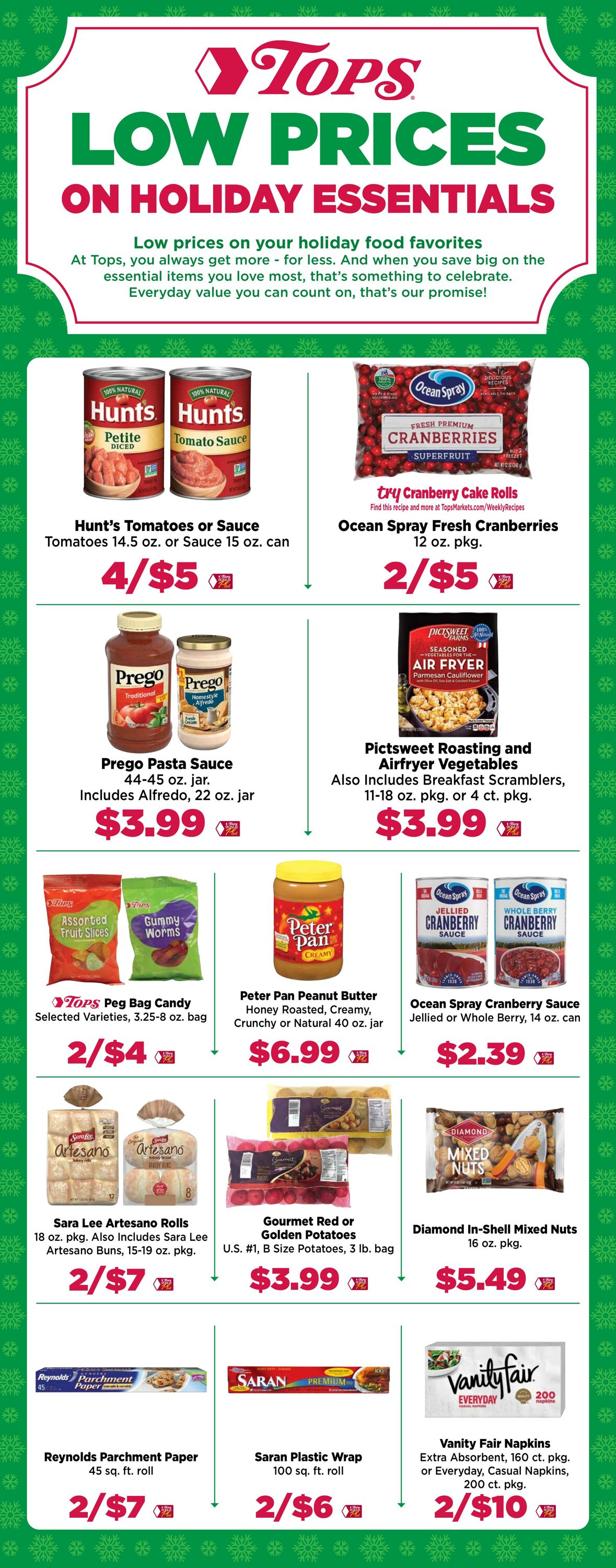 Weekly ad Tops Friendly Markets 12/21/2025 - 12/27/2025