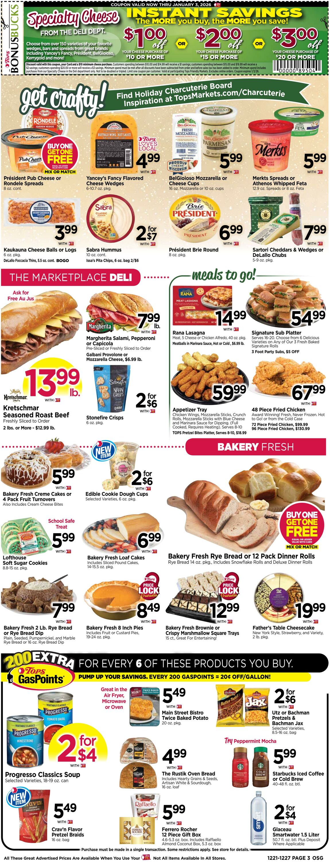 Weekly ad Tops Friendly Markets 12/21/2025 - 12/27/2025