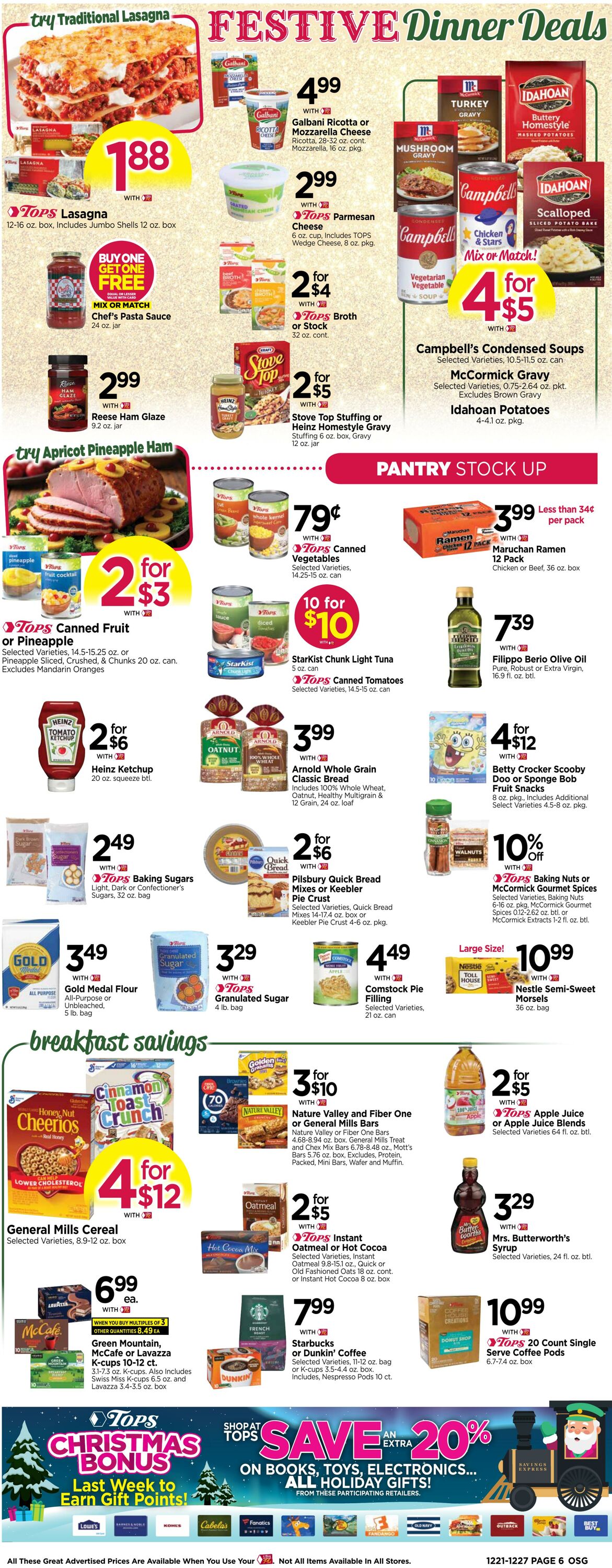Weekly ad Tops Friendly Markets 12/21/2025 - 12/27/2025