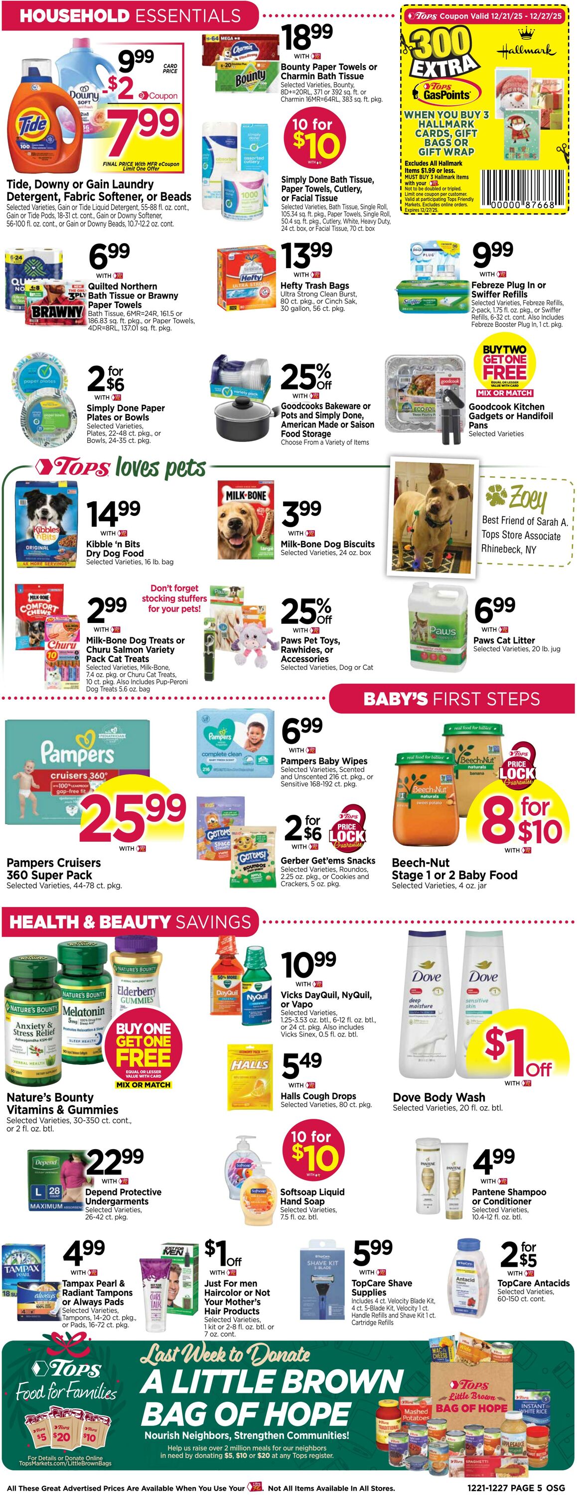 Weekly ad Tops Friendly Markets 12/21/2025 - 12/27/2025