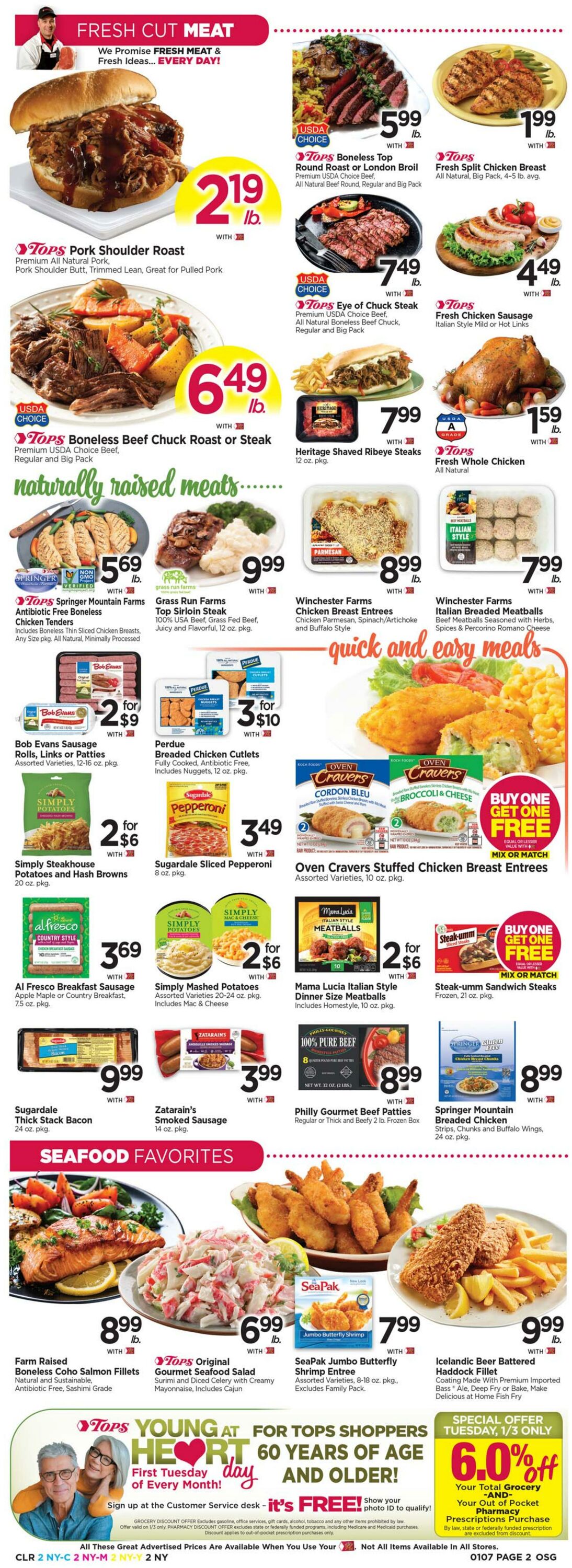 Weekly ad Tops Friendly Markets 01/01/2023 - 01/07/2023
