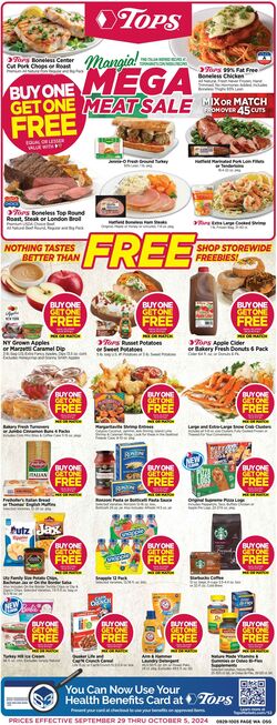 Weekly ad Tops Friendly Markets 08/06/2023 - 08/12/2023