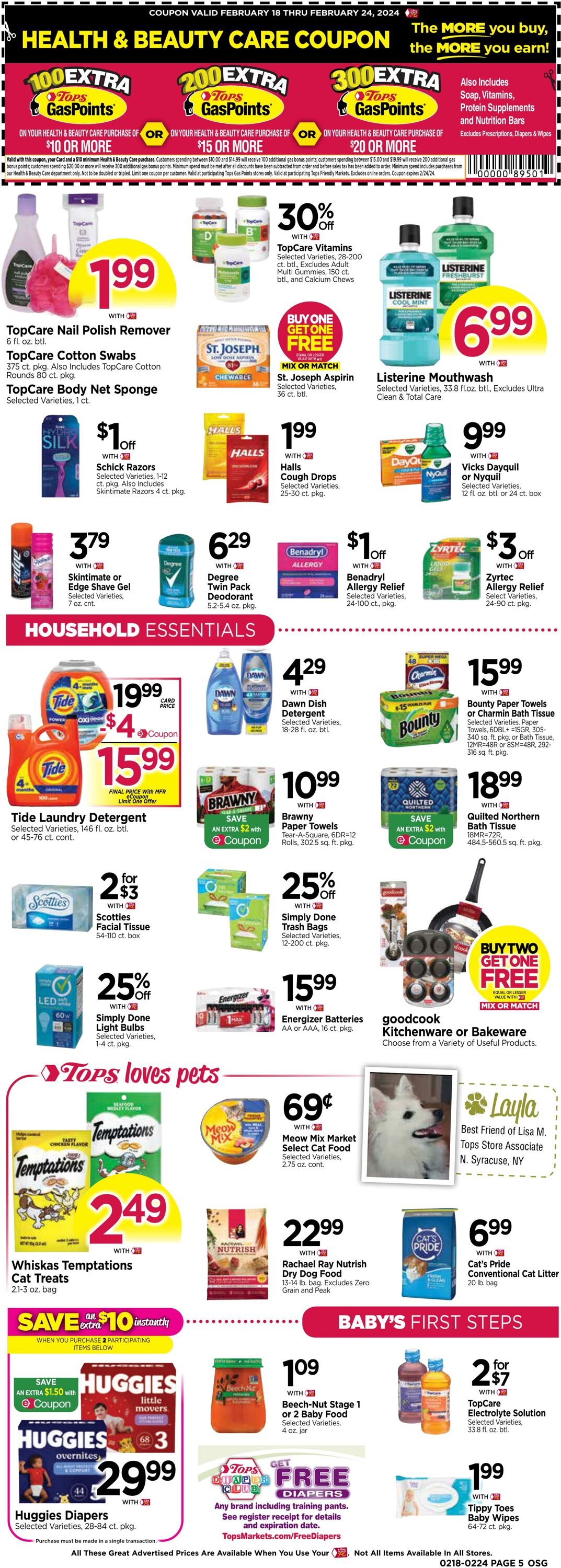 Weekly ad Tops Friendly Markets 02/18/2024 - 02/24/2024