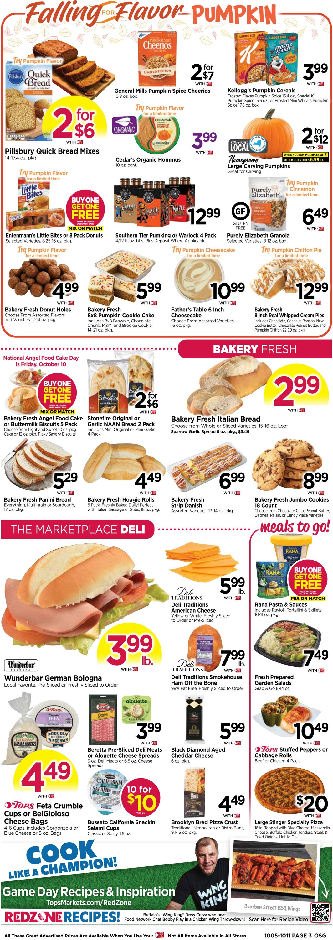 Weekly ad Tops Friendly Markets 10/05/2025 - 10/11/2025