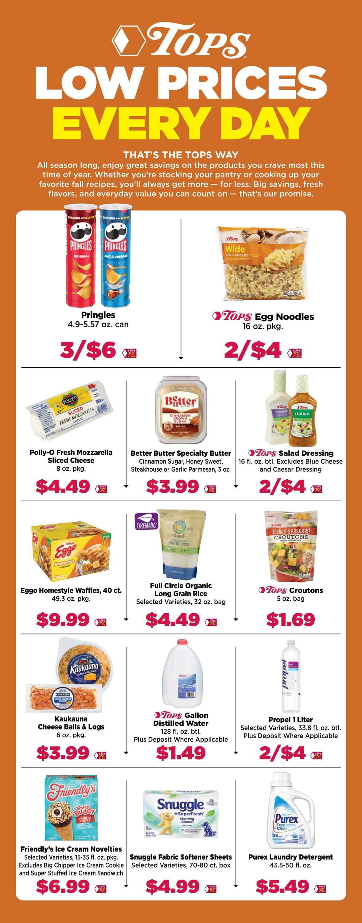 Weekly ad Tops Friendly Markets 10/05/2025 - 10/11/2025