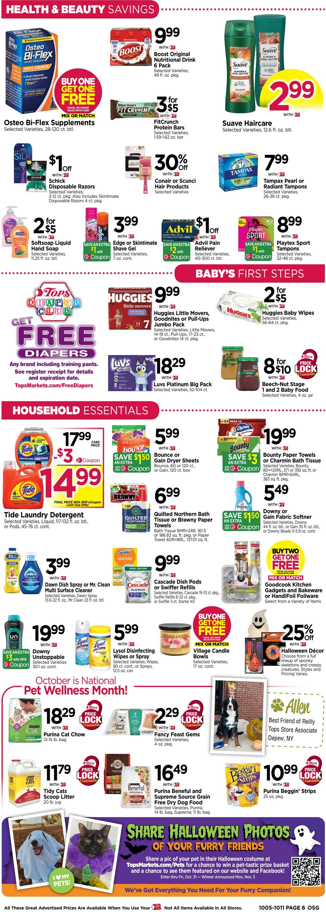 Weekly ad Tops Friendly Markets 10/05/2025 - 10/11/2025