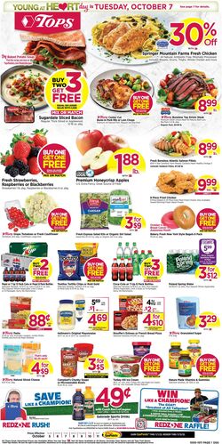 Weekly ad Tops Friendly Markets 10/05/2025 - 10/11/2025