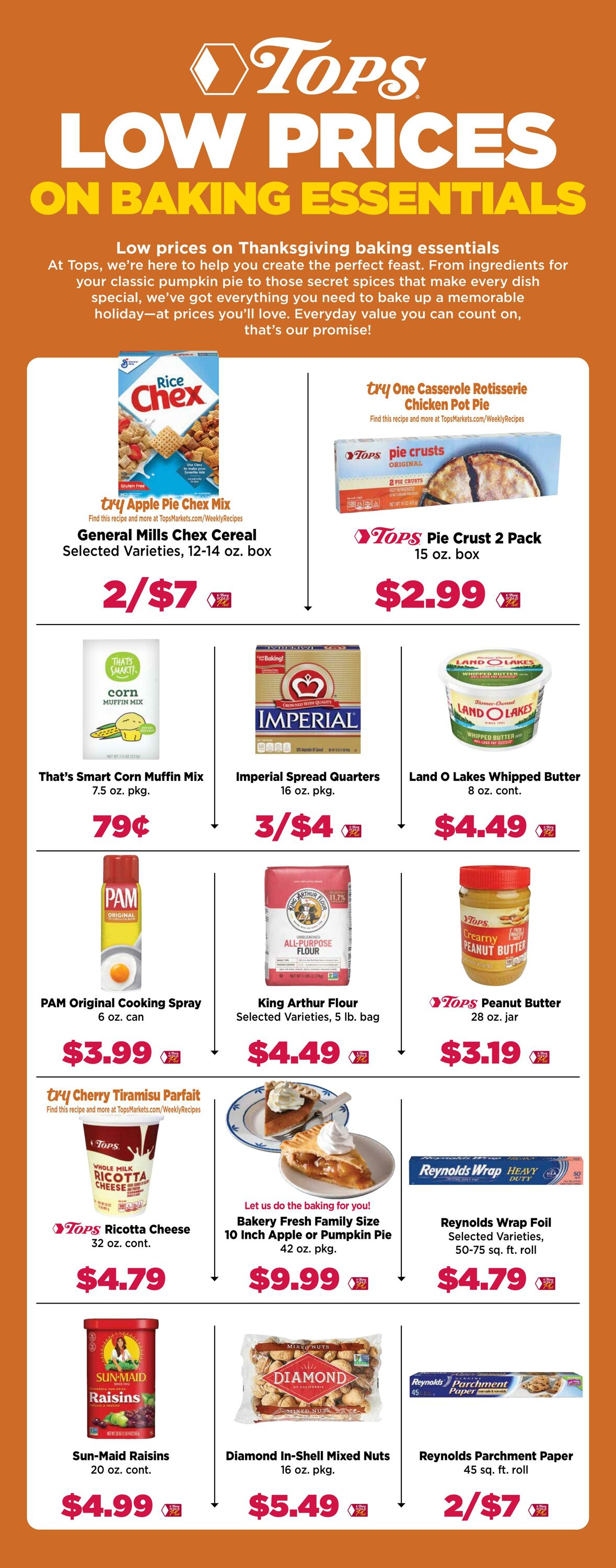 Weekly ad Tops Friendly Markets 11/09/2025 - 11/15/2025