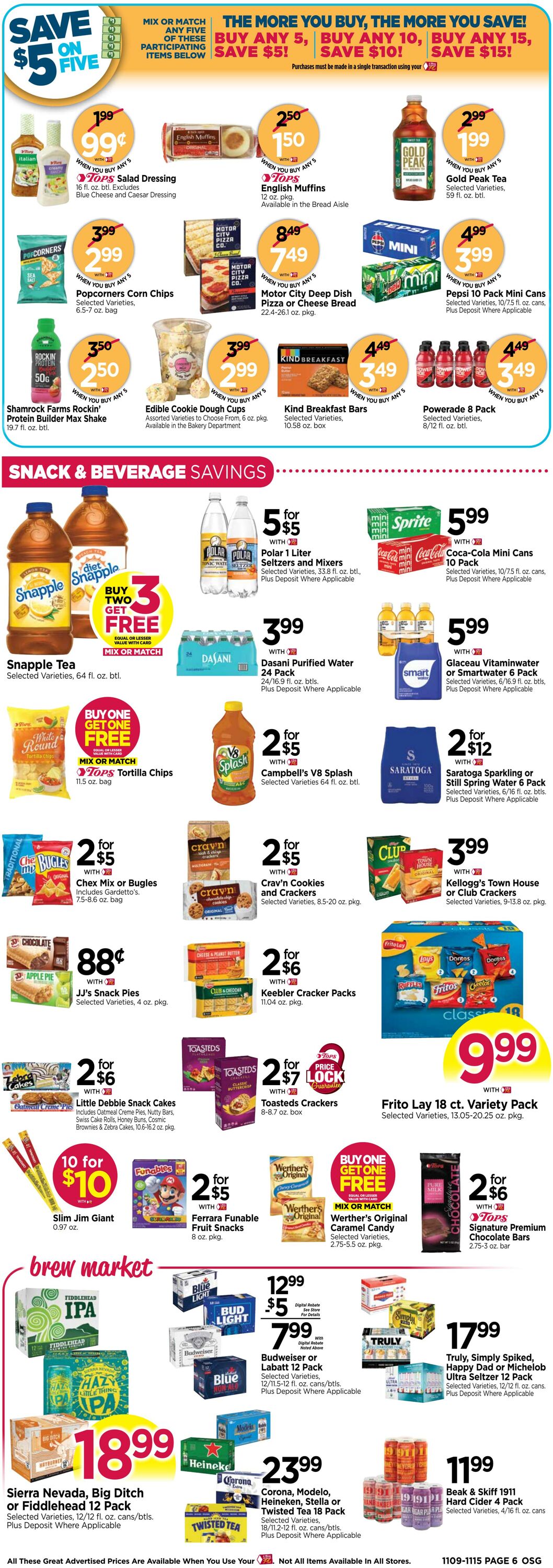 Weekly ad Tops Friendly Markets 11/09/2025 - 11/15/2025