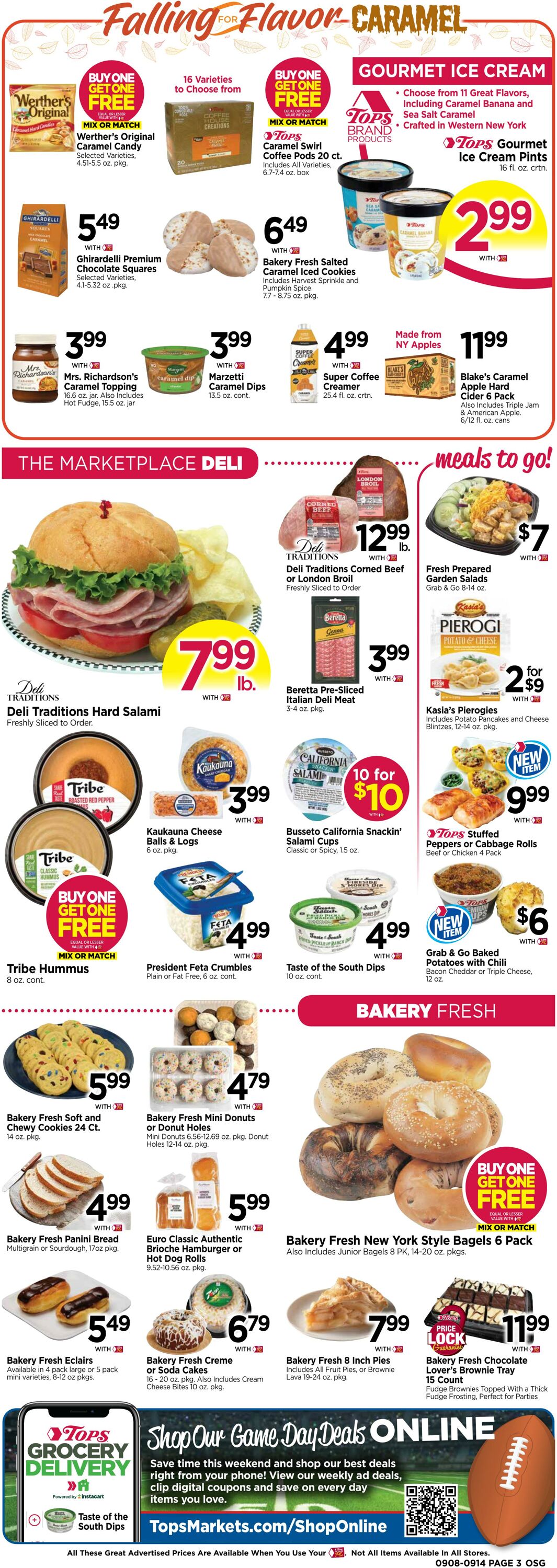 Weekly ad Tops Friendly Markets 09/08/2024 - 09/14/2024