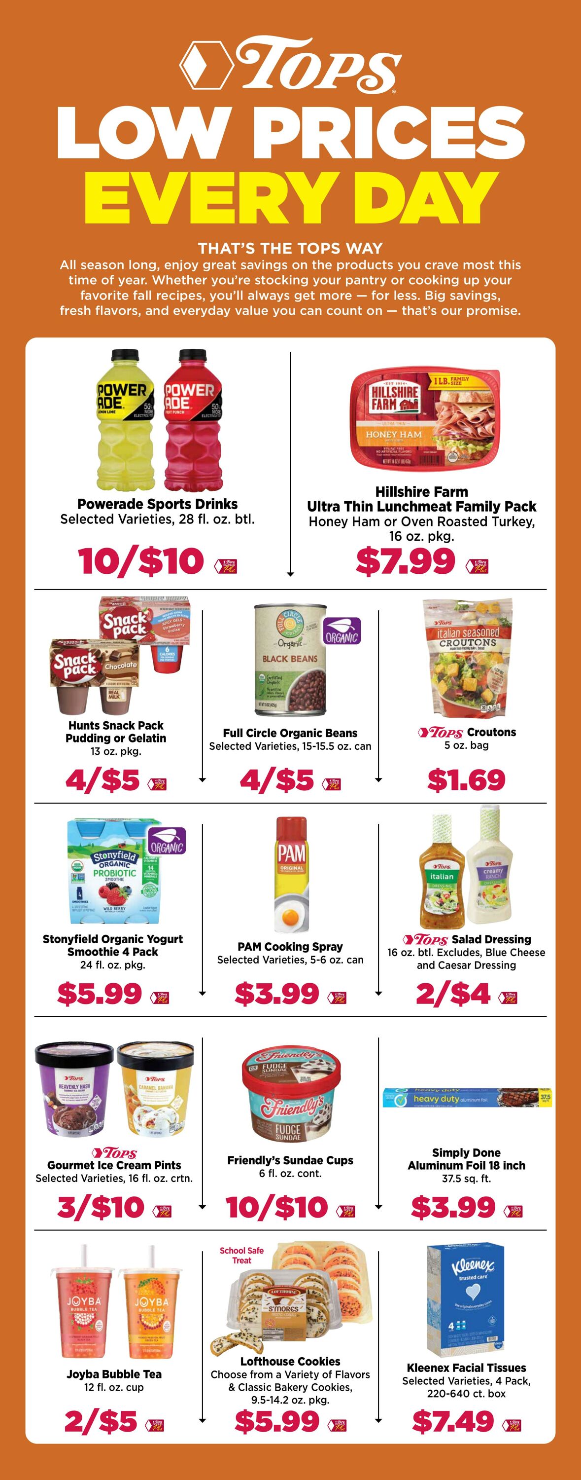 Weekly ad Tops Friendly Markets 09/14/2025 - 09/20/2025