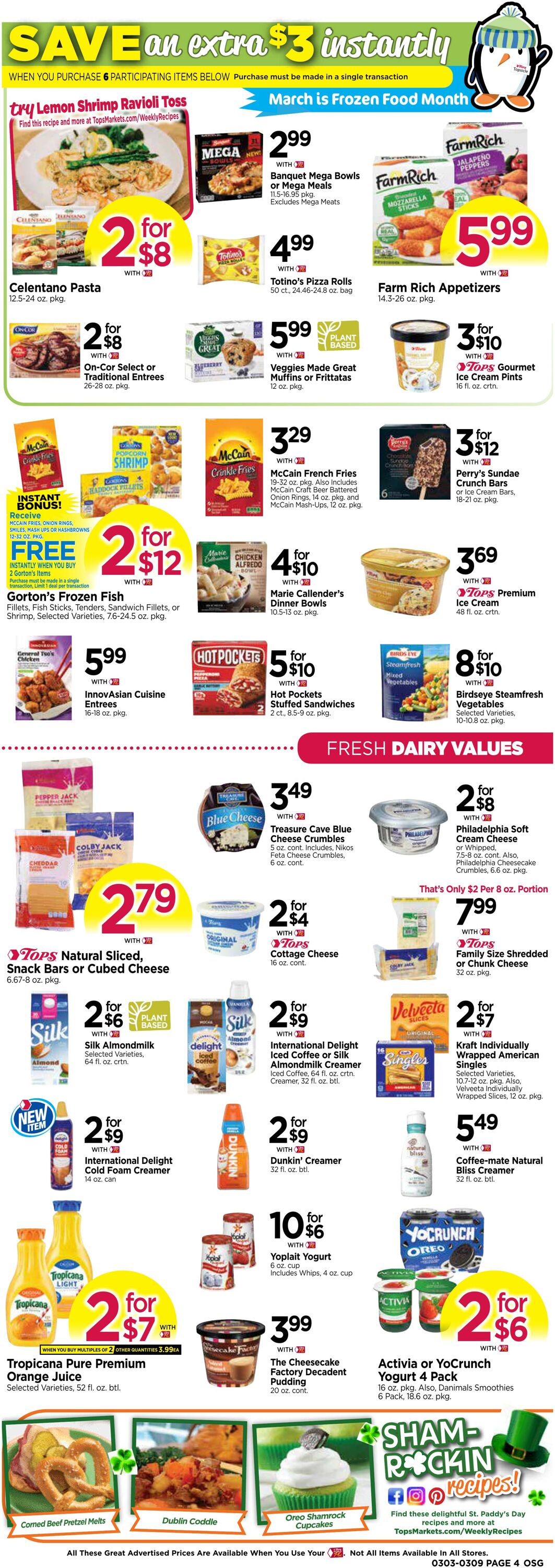 Weekly ad Tops Friendly Markets 03/03/2024 - 03/09/2024
