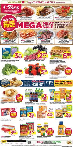 Weekly ad Tops Friendly Markets 03/03/2024 - 03/09/2024
