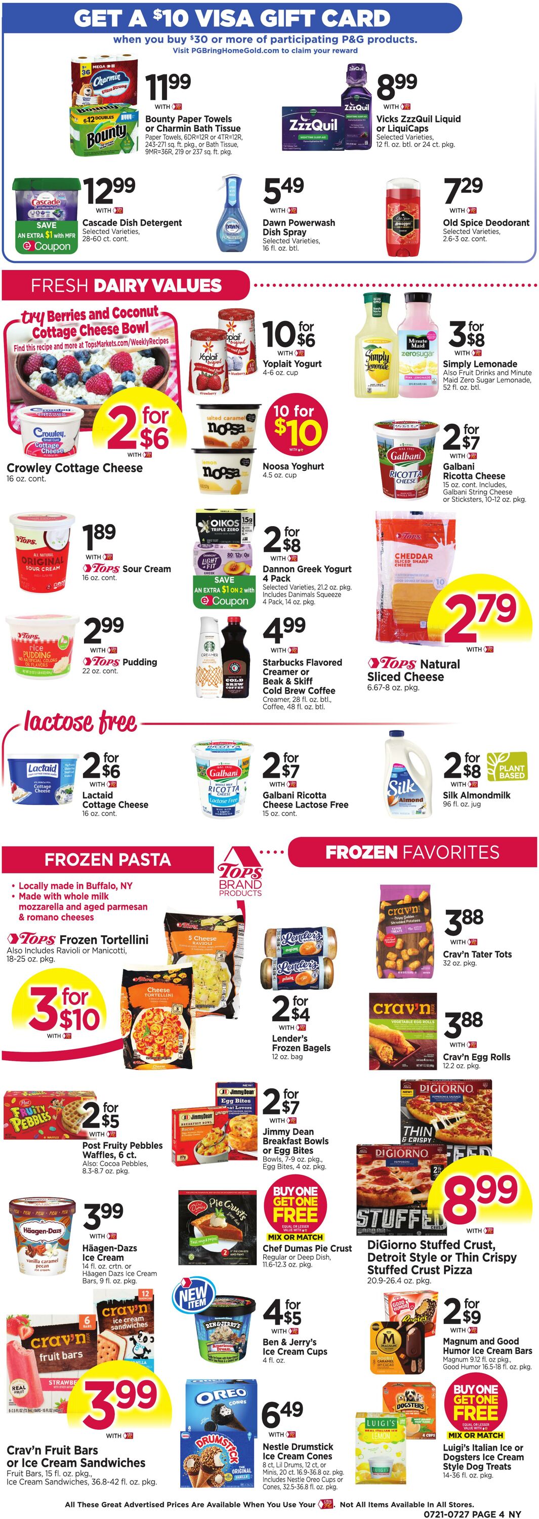 Weekly ad Tops Friendly Markets 07/21/2024 - 07/27/2024