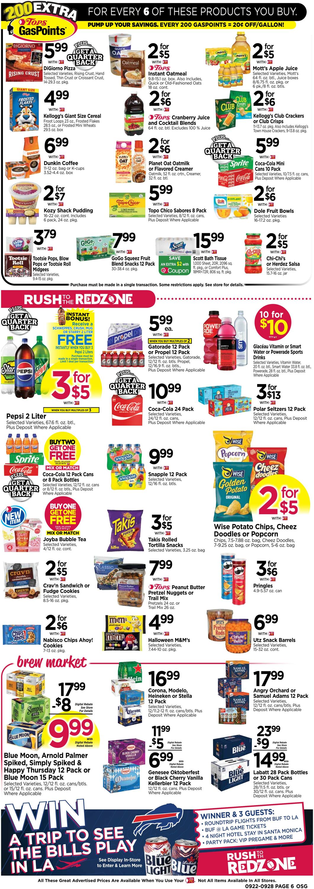 Weekly ad Tops Friendly Markets 09/22/2024 - 09/28/2024