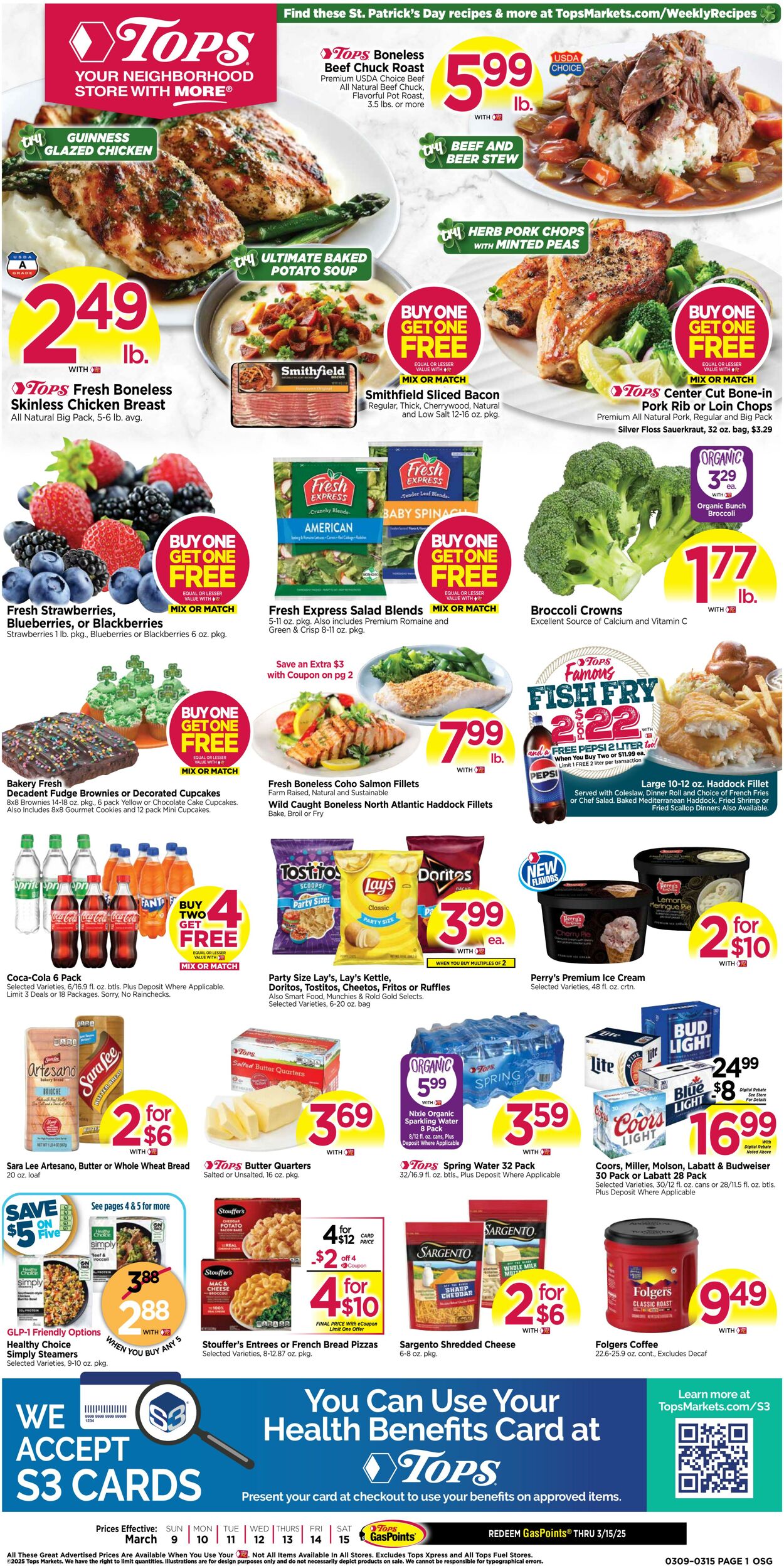 Tops Friendly Markets Promotional weekly ads